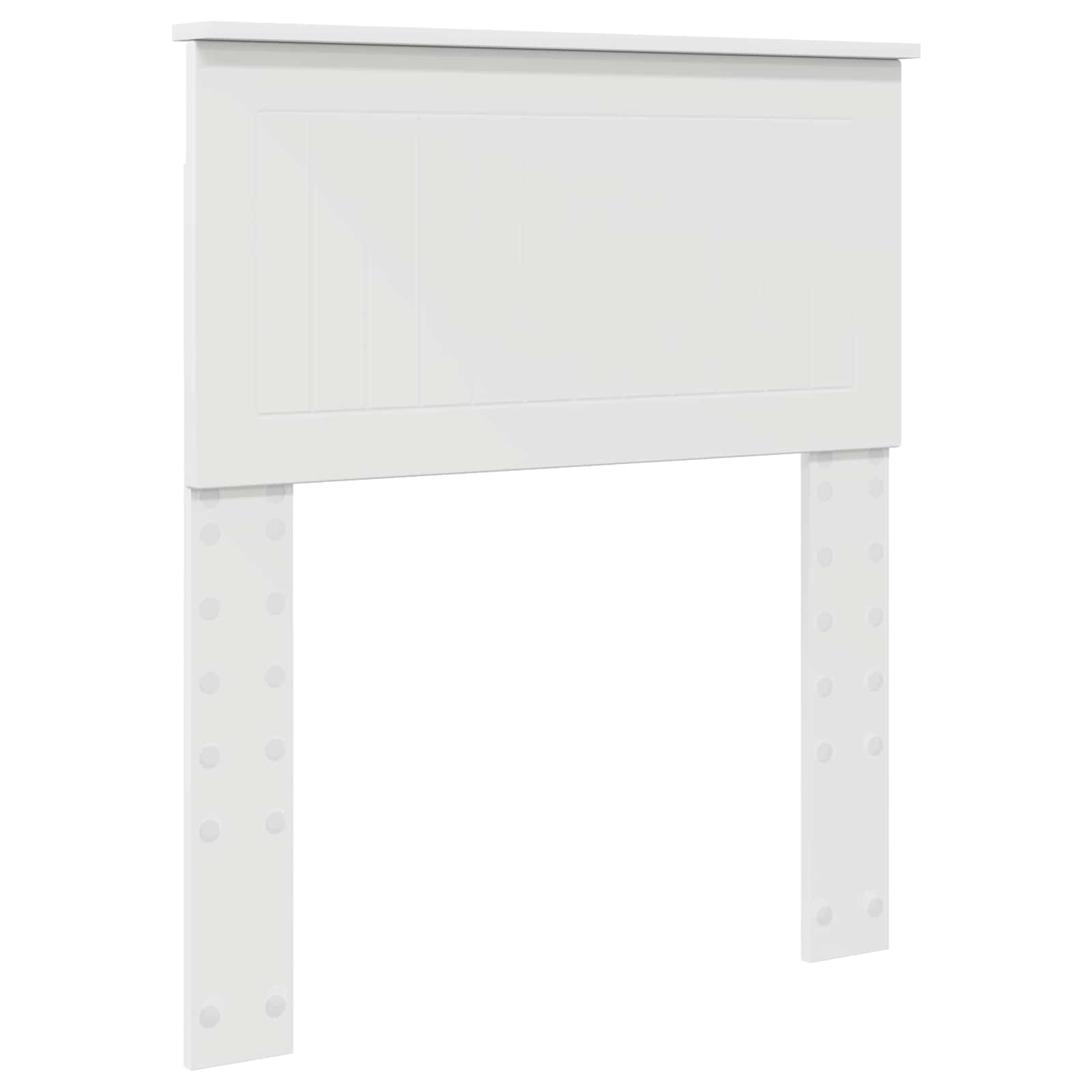 Krevet s od storage Bijelo 75 x 190 cm Konstruirano drvo