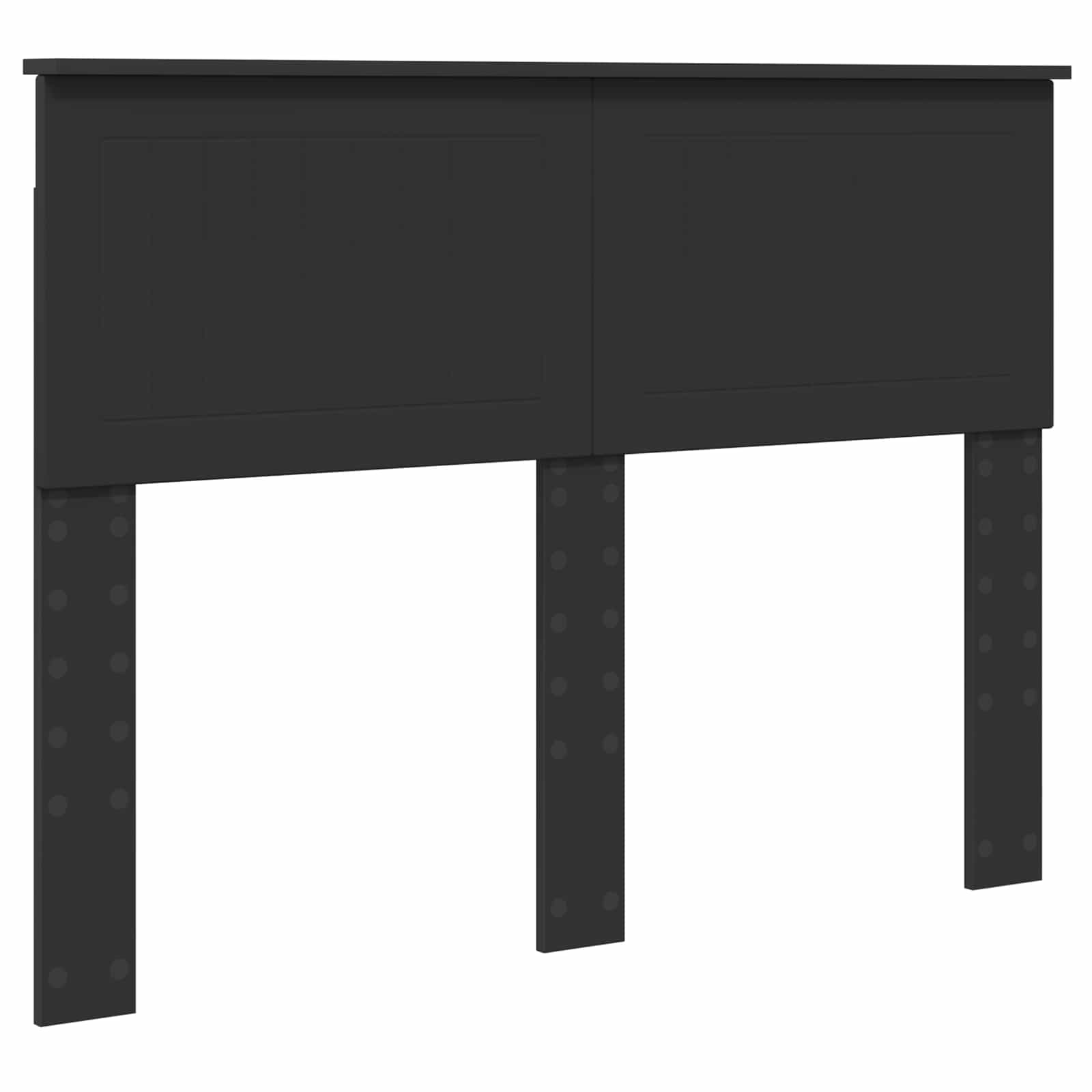 Krevetna konstrukcija Crna 135 x 190 cm Konstruirano drvo