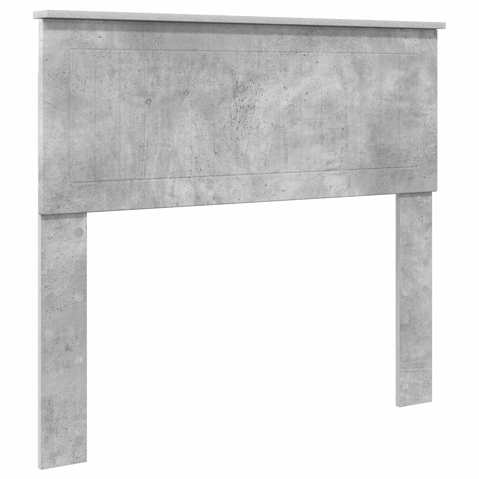 Krevetna konstrukcija s uzglavljem Betonski sivi 100 x 200 cm