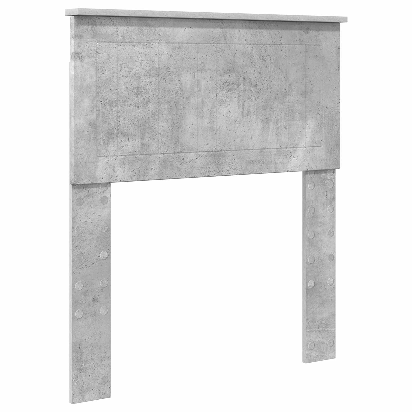 Krevetna konstrukcija Betonski sivi i srebrna 70 x 190 cm