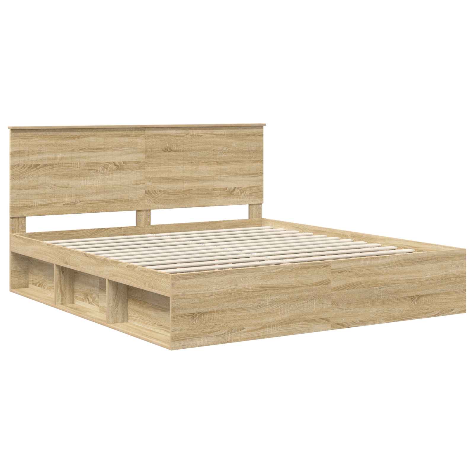 Krevetna konstrukcija Sonoma 200 x 200 cm Čvrsto borovo drvo