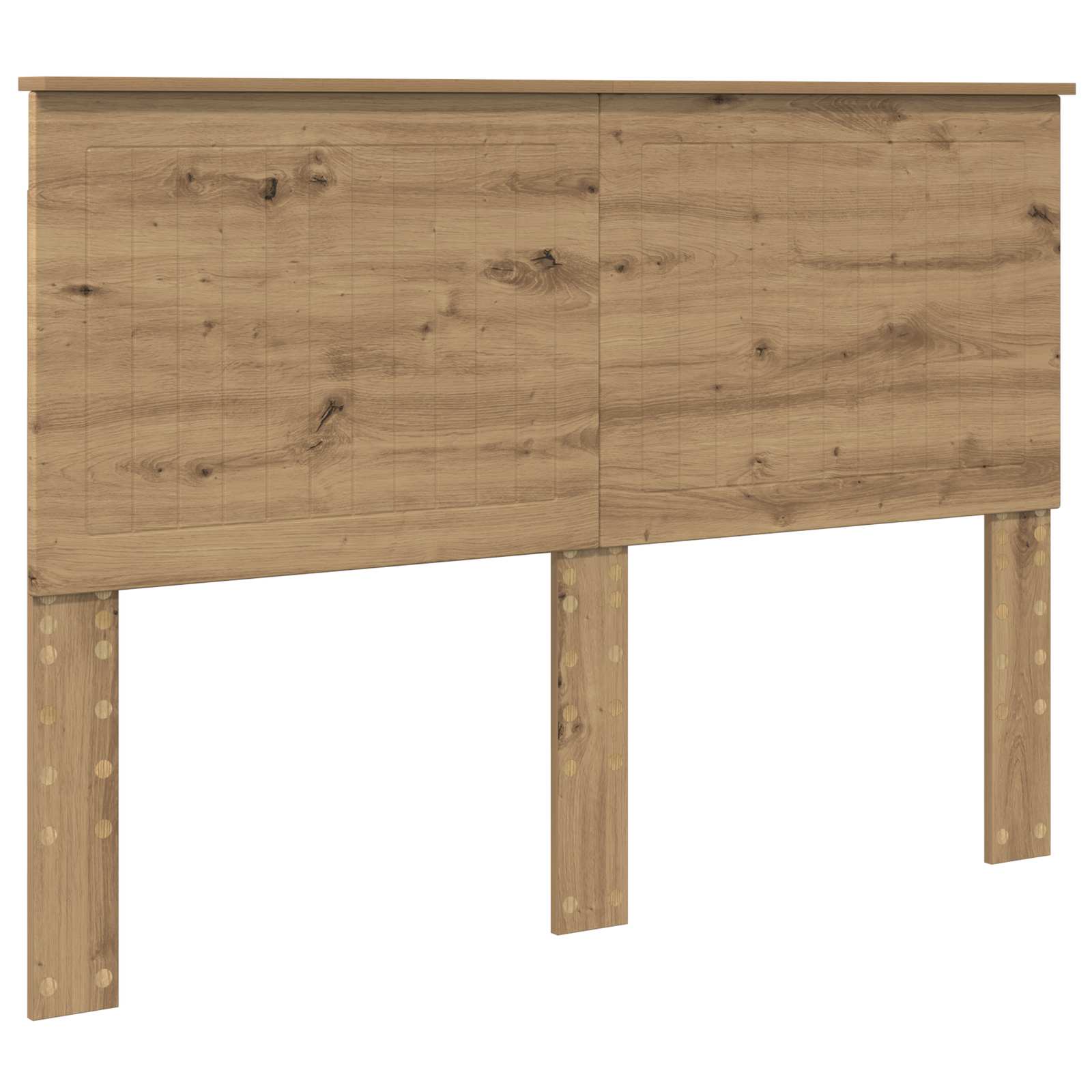 Krevetna konstrukcija Umjetnička hrastovina 140 x 190 cm