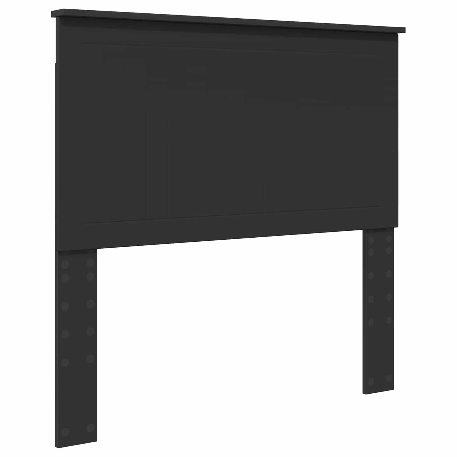Krevetna konstrukcija Crna 100 x 200 cm Čvrsto borovo drvo