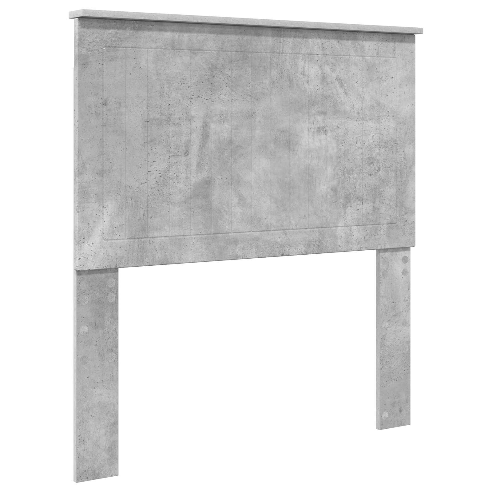 Krevetna konstrukcija s uzglavljem Betonska siva 90 x 190 cm