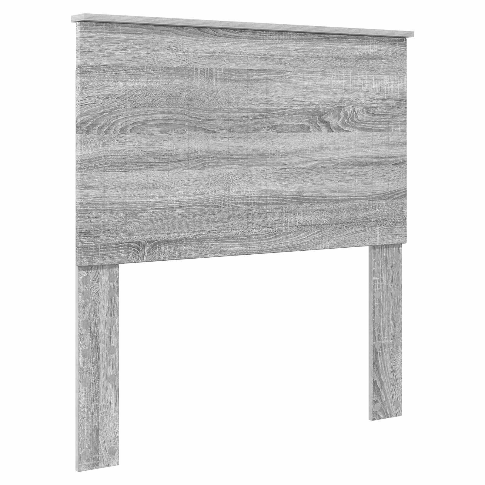 Krevetna konstrukcija s uzglavljem Siva Sonoma 90 x 190 cm
