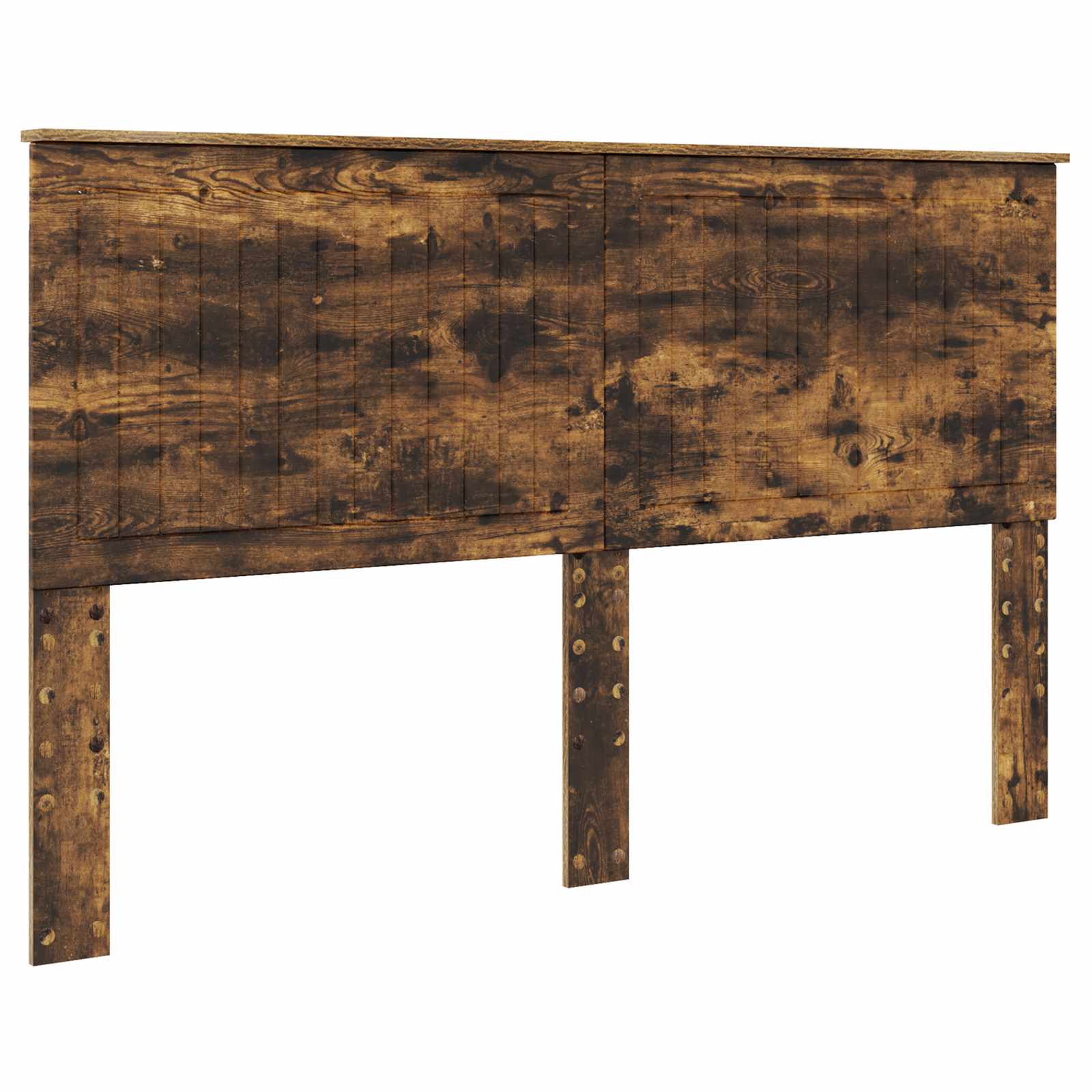 Krevet s od storage s uzglavljem Dimljeni hrast 160 x 200 cm