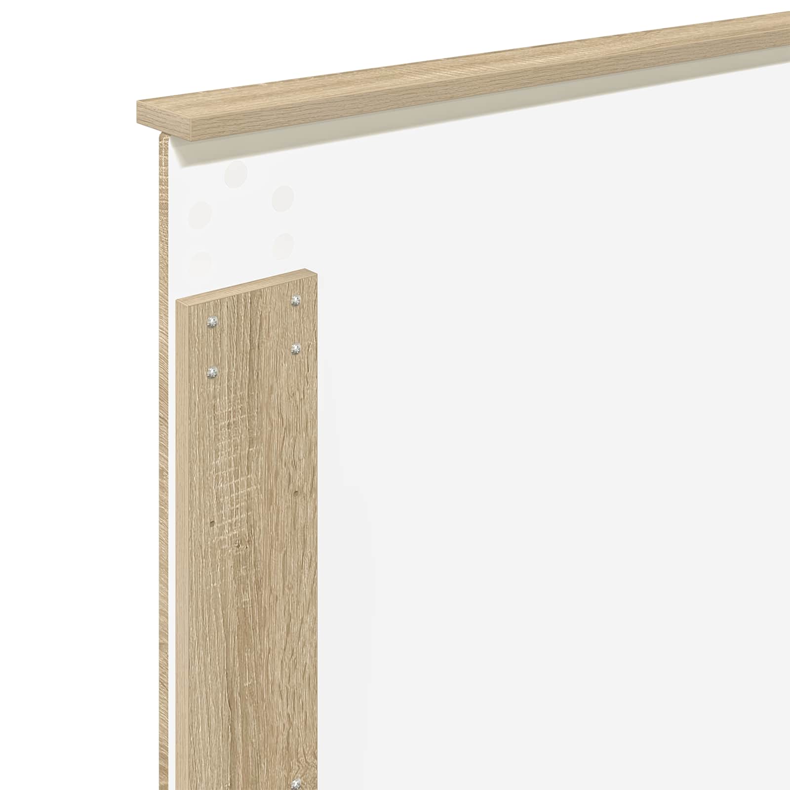 Krevet s od storage Sonoma hrast 90 x 190 cm Konstruirano drvo