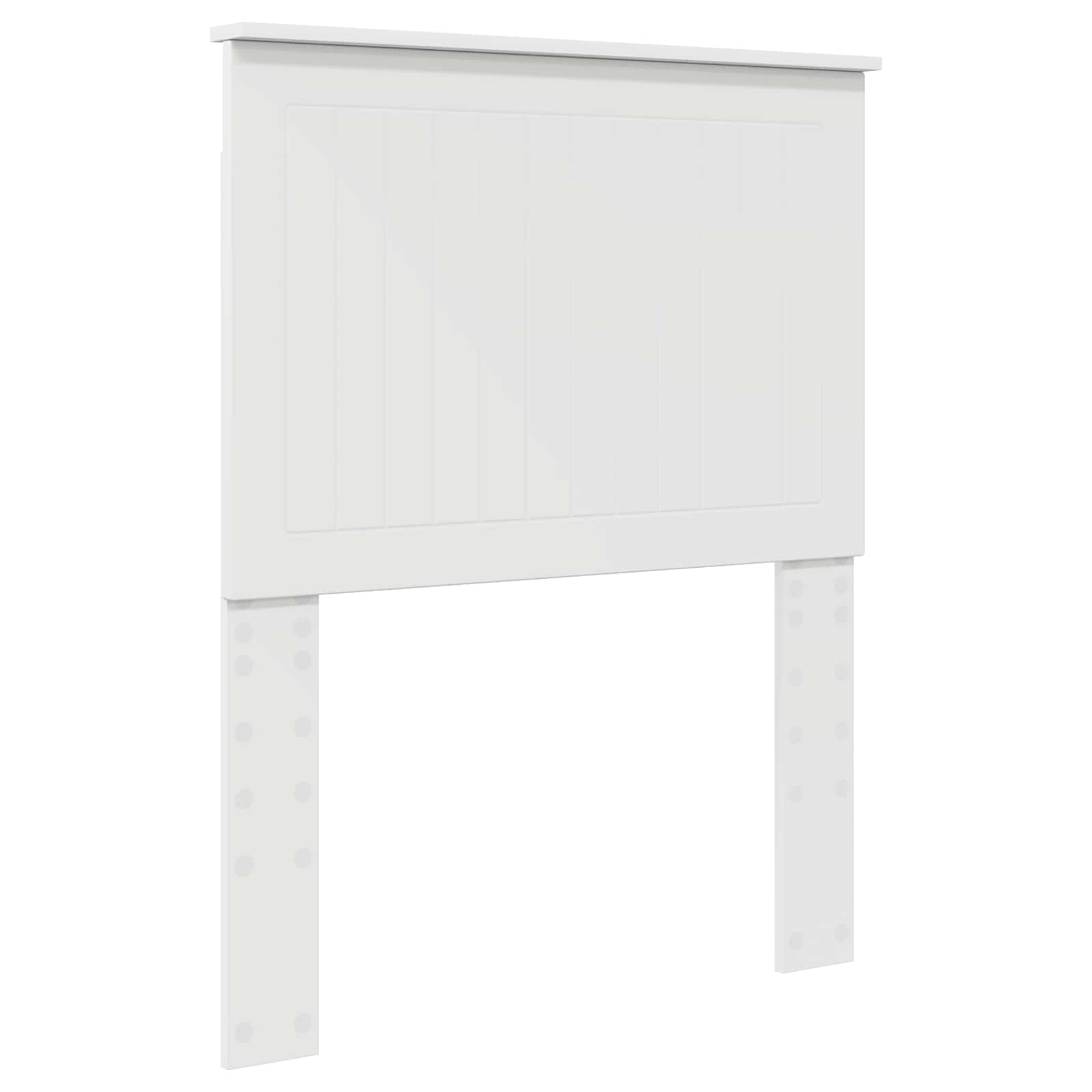 Krevet s od storage Bijelo 75 x 190 cm Konstruirano drvo