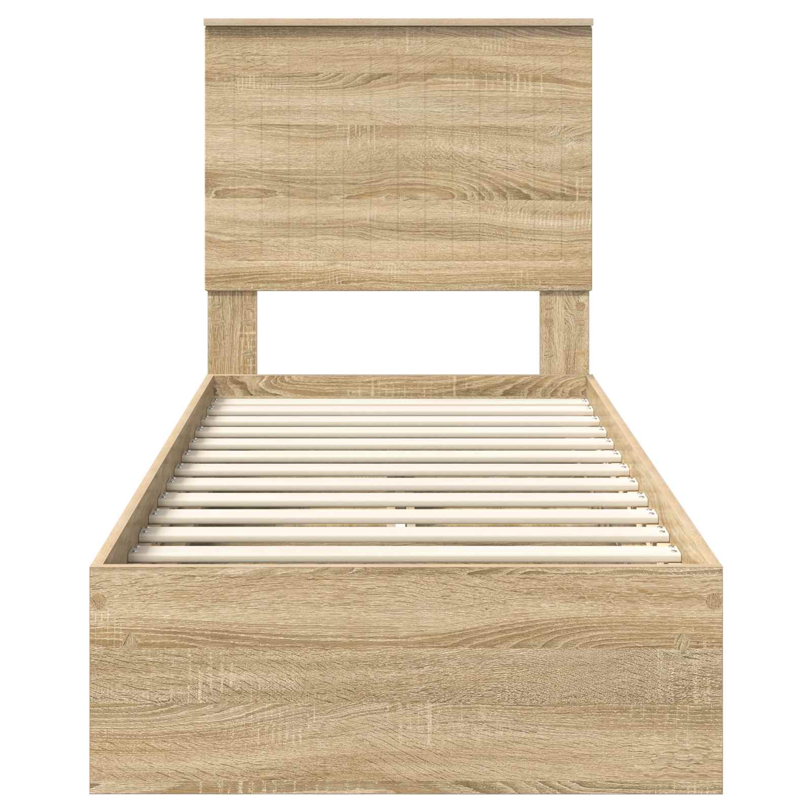 Krevet s od storage Sonoma hrast 75 x 190 cm Konstruirano drvo