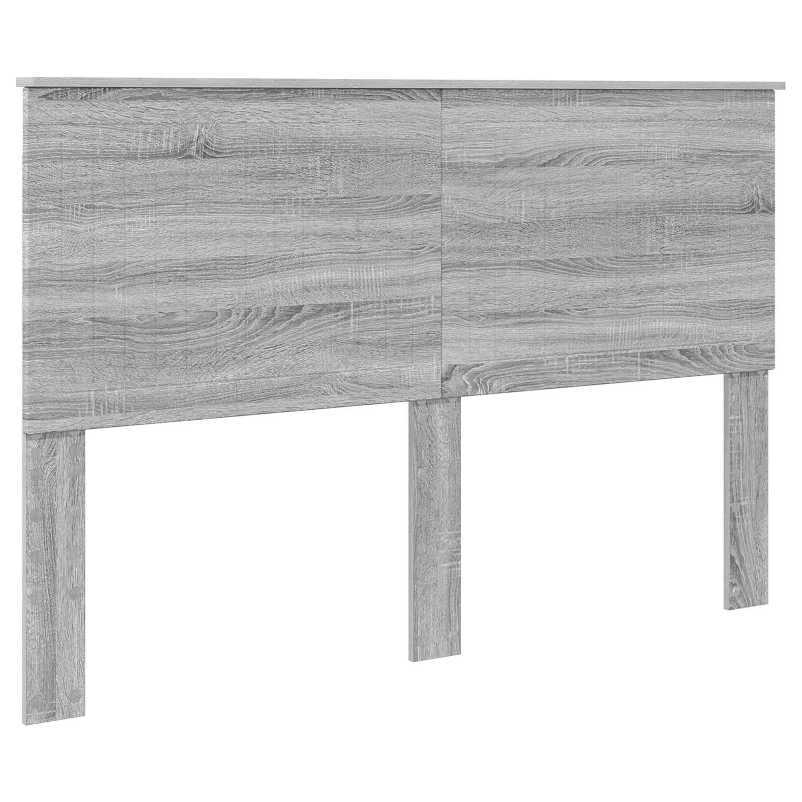 Krevetna konstrukcija s uzglavljem Siva Sonoma 150 x 200 cm