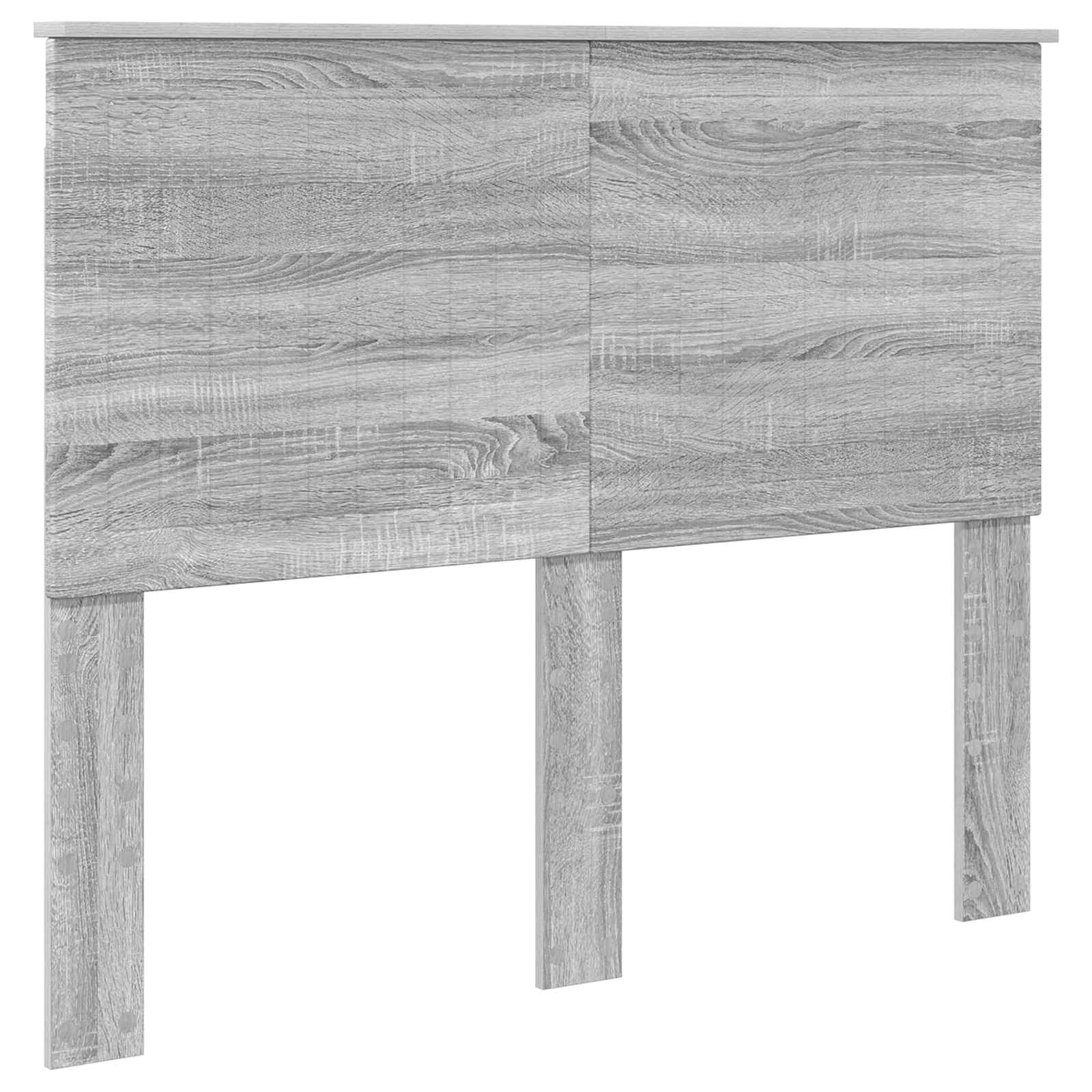 Krevetna konstrukcija s uzglavljem Siva Sonoma 135 x 190 cm
