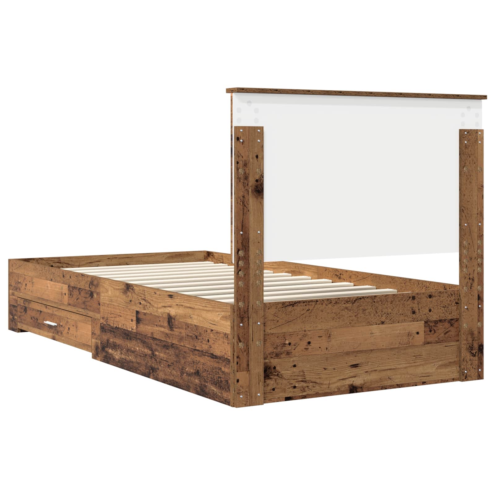 Krevetna konstrukcija Staro drvo 100 x 200 cm Konstruirano drvo
