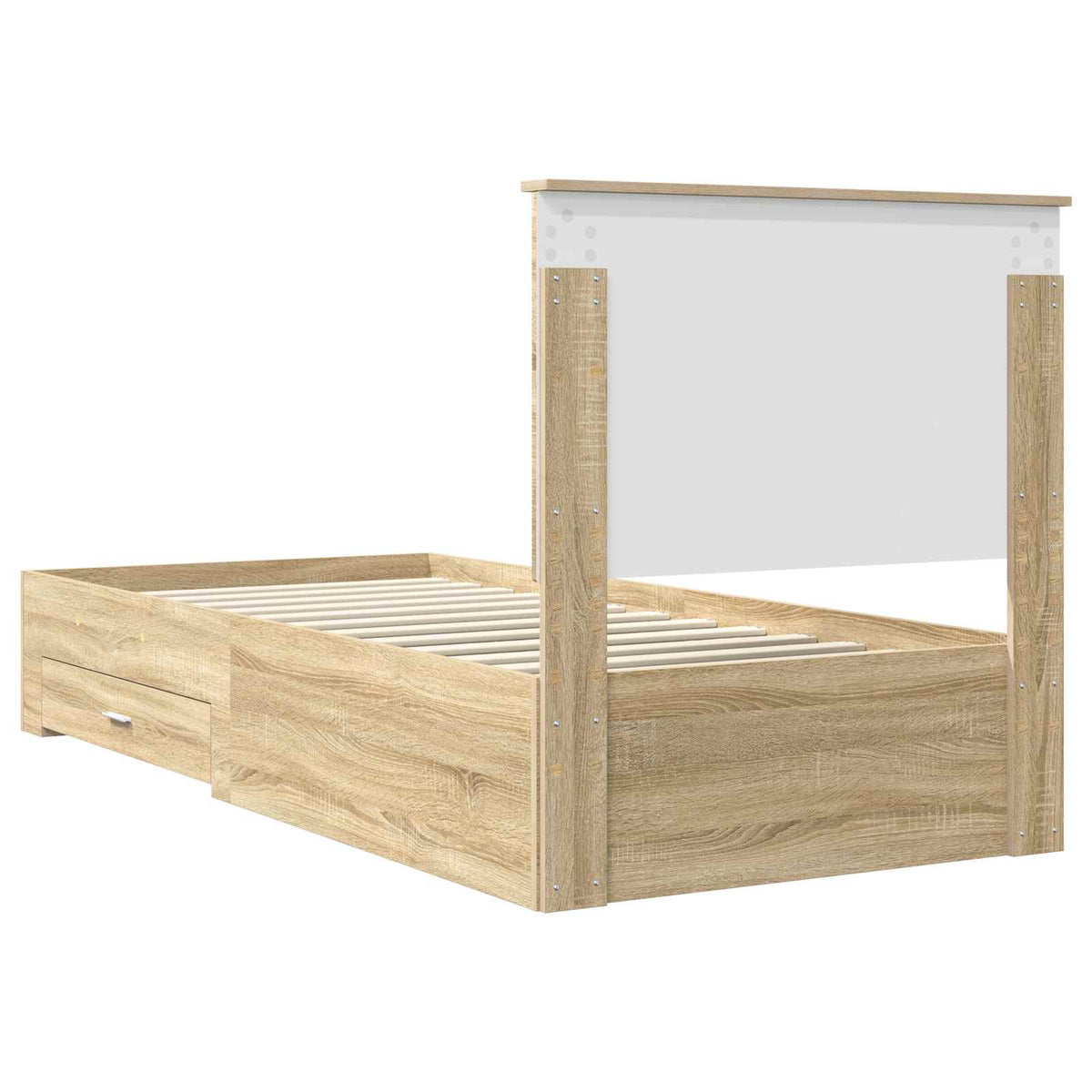Krevetna konstrukcija s ladicama Sonoma hrast 90 x 190 cm