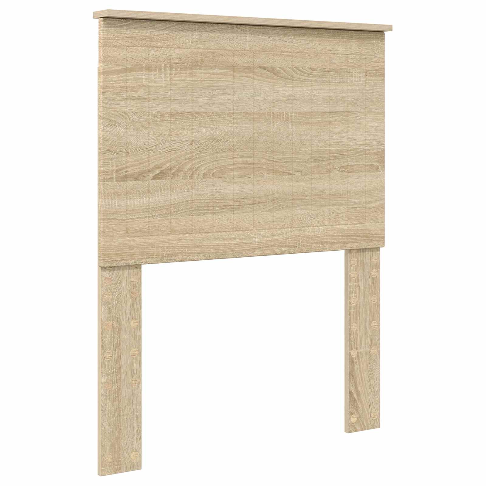 Krevetna konstrukcija Sonoma hrast i srebrna 70 x 190 cm