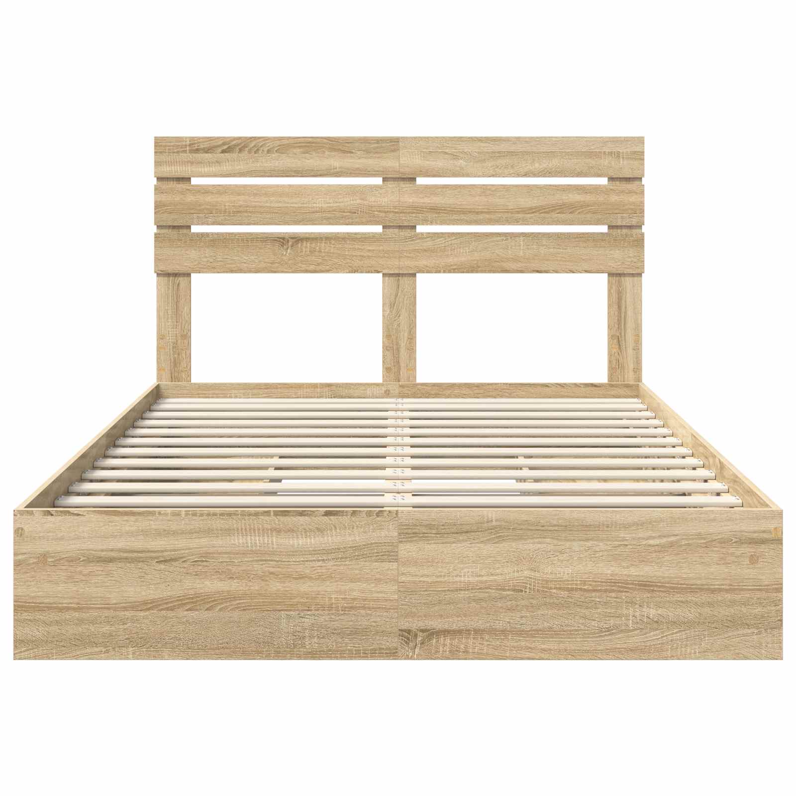 Krevet s od storage Sonoma hrast 160 x 200 cm Konstruirano drvo