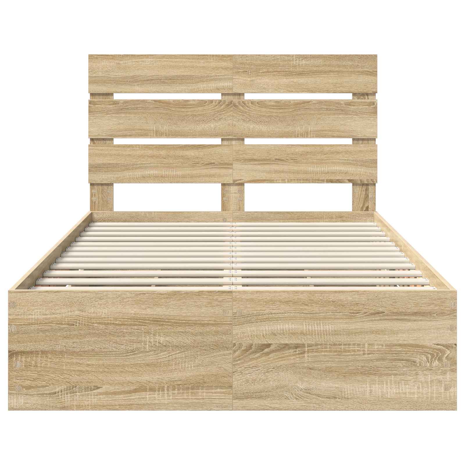 Krevetna konstrukcija s ladicama Sonoma hrast 120 x 190 cm