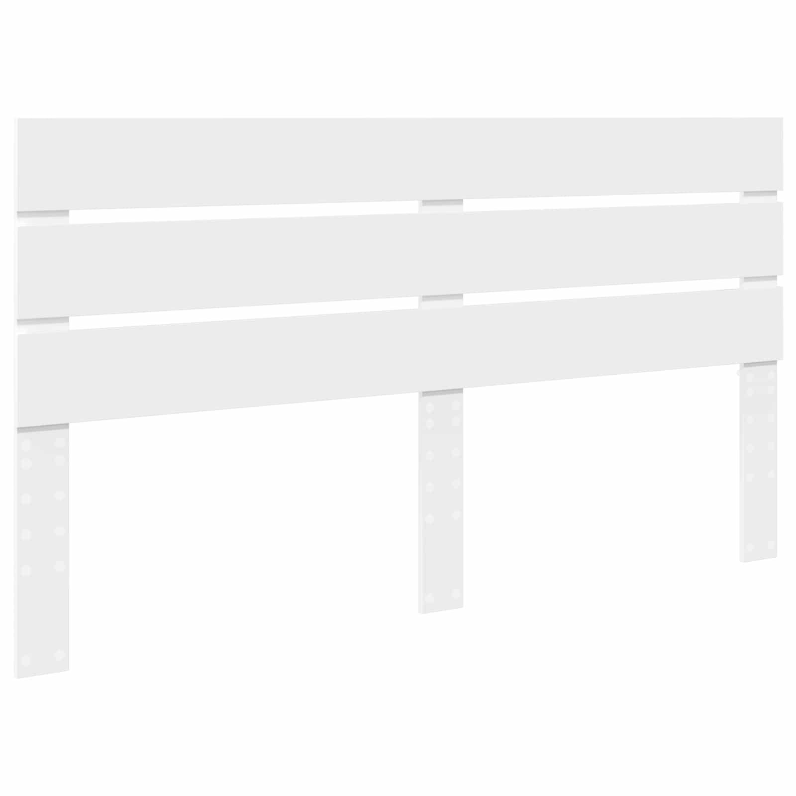 Krevet s od storage Bijelo 180 x 200 cm Konstruirano drvo