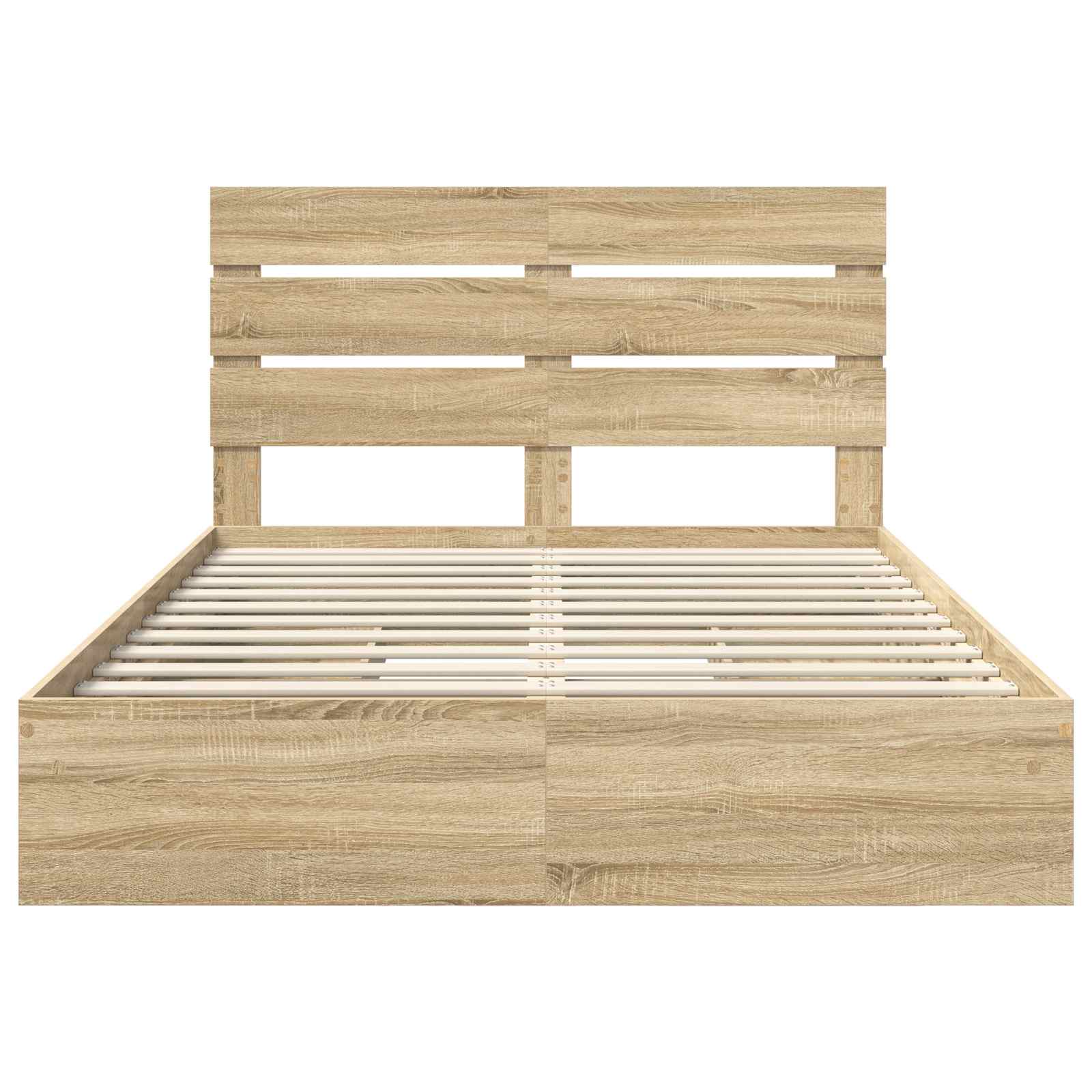 Krevet s od storage Sonoma hrast 140 x 190 cm Konstruirano drvo