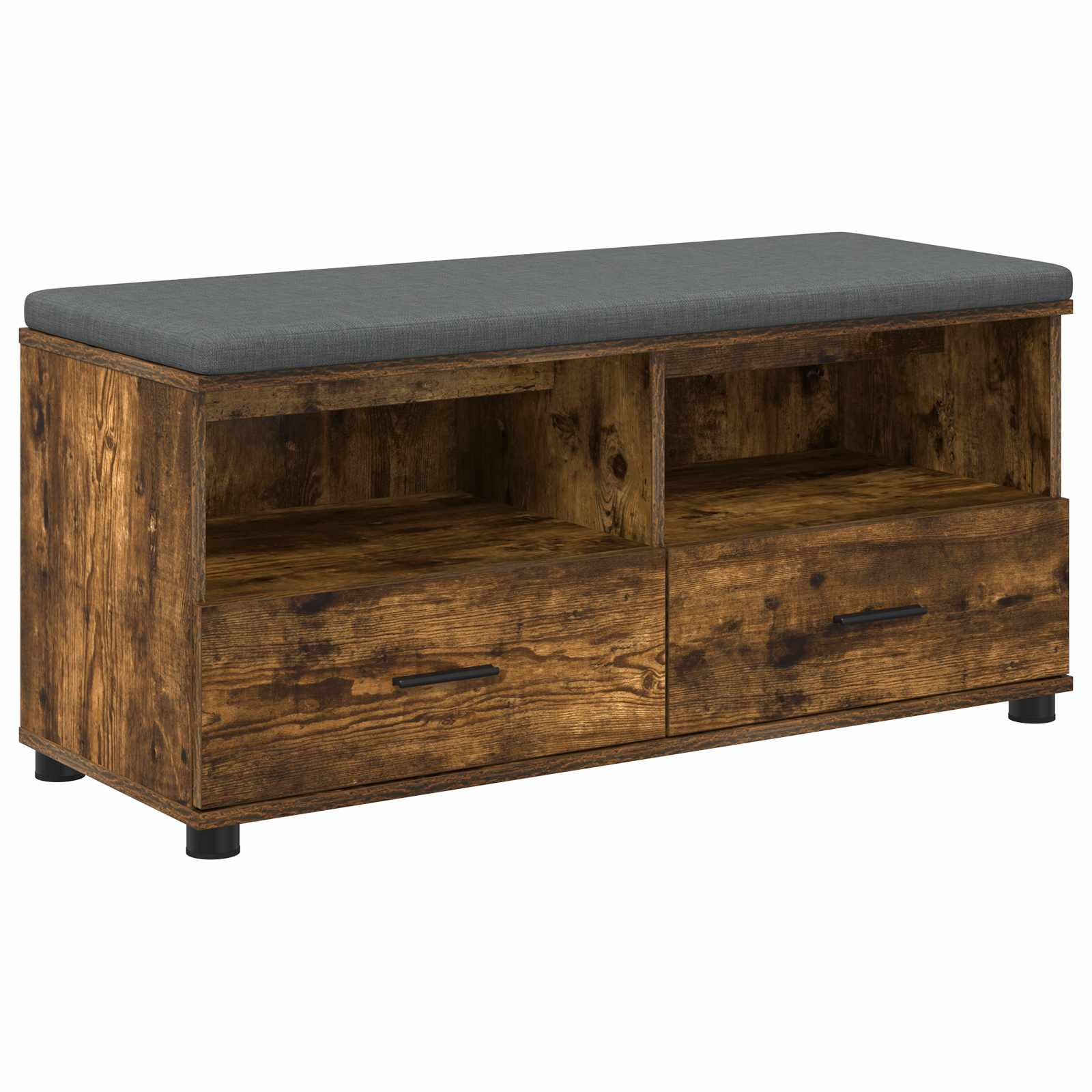 Klupa za hodnik s jastukom Dimljeni Hrast 100 x 38 x 46 cm