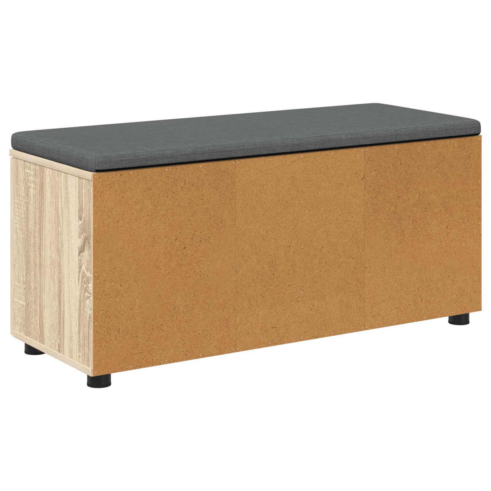 Klupa za hodnik s jastukom Sonoma hrast 100 x 38 x 46 cm