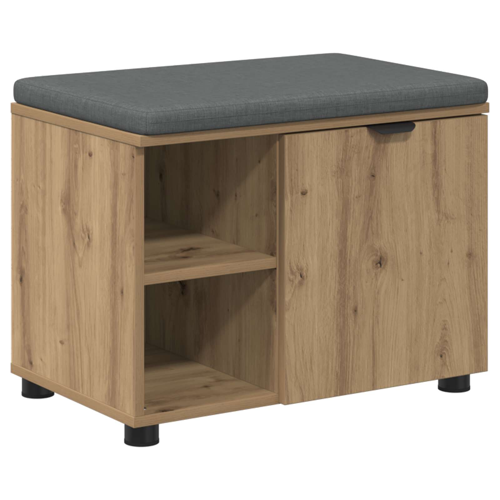 Klupa za hodnik s jastukom Zanatski Hrast 60 x 38 x 46 cm