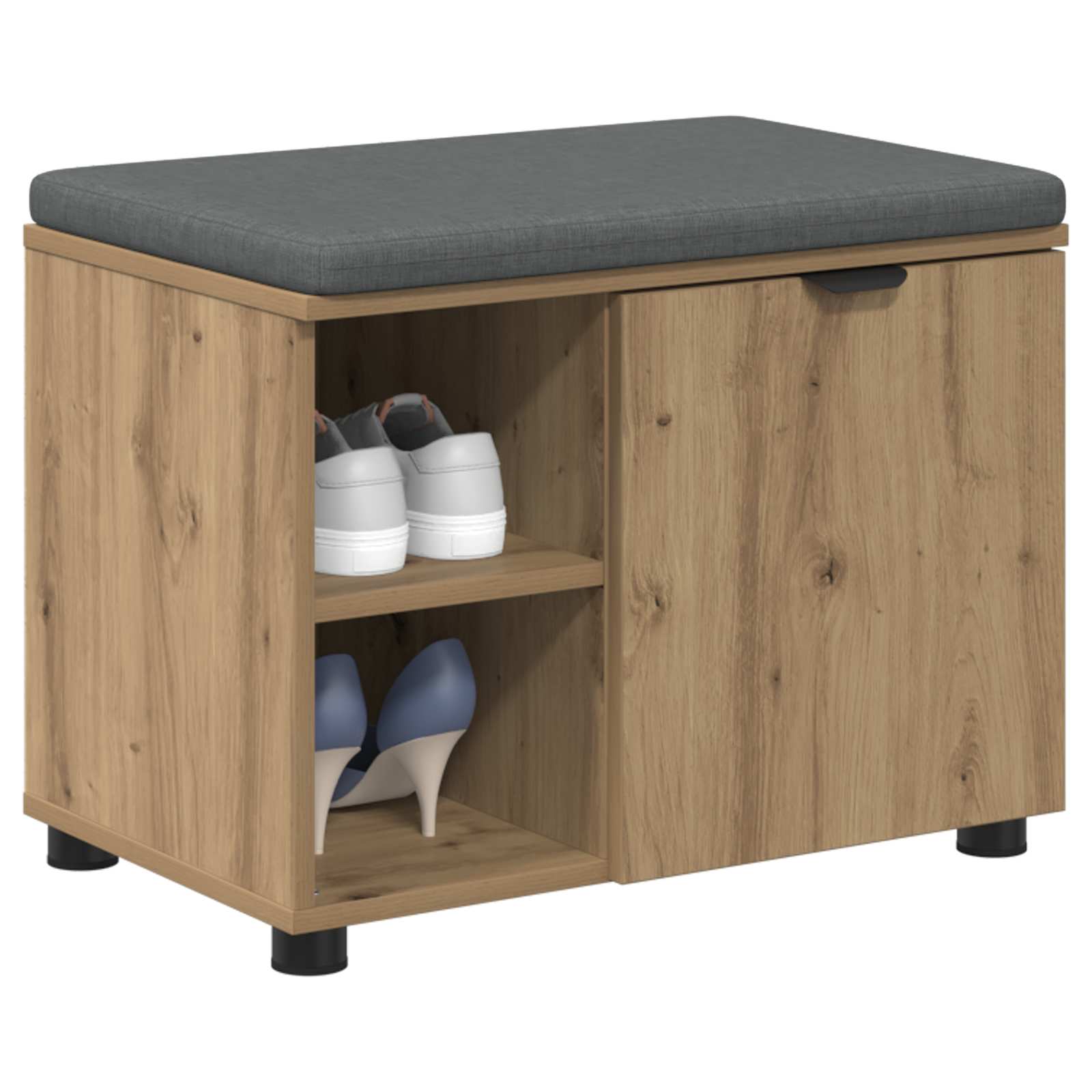 Klupa za hodnik s jastukom Zanatski Hrast 60 x 38 x 46 cm