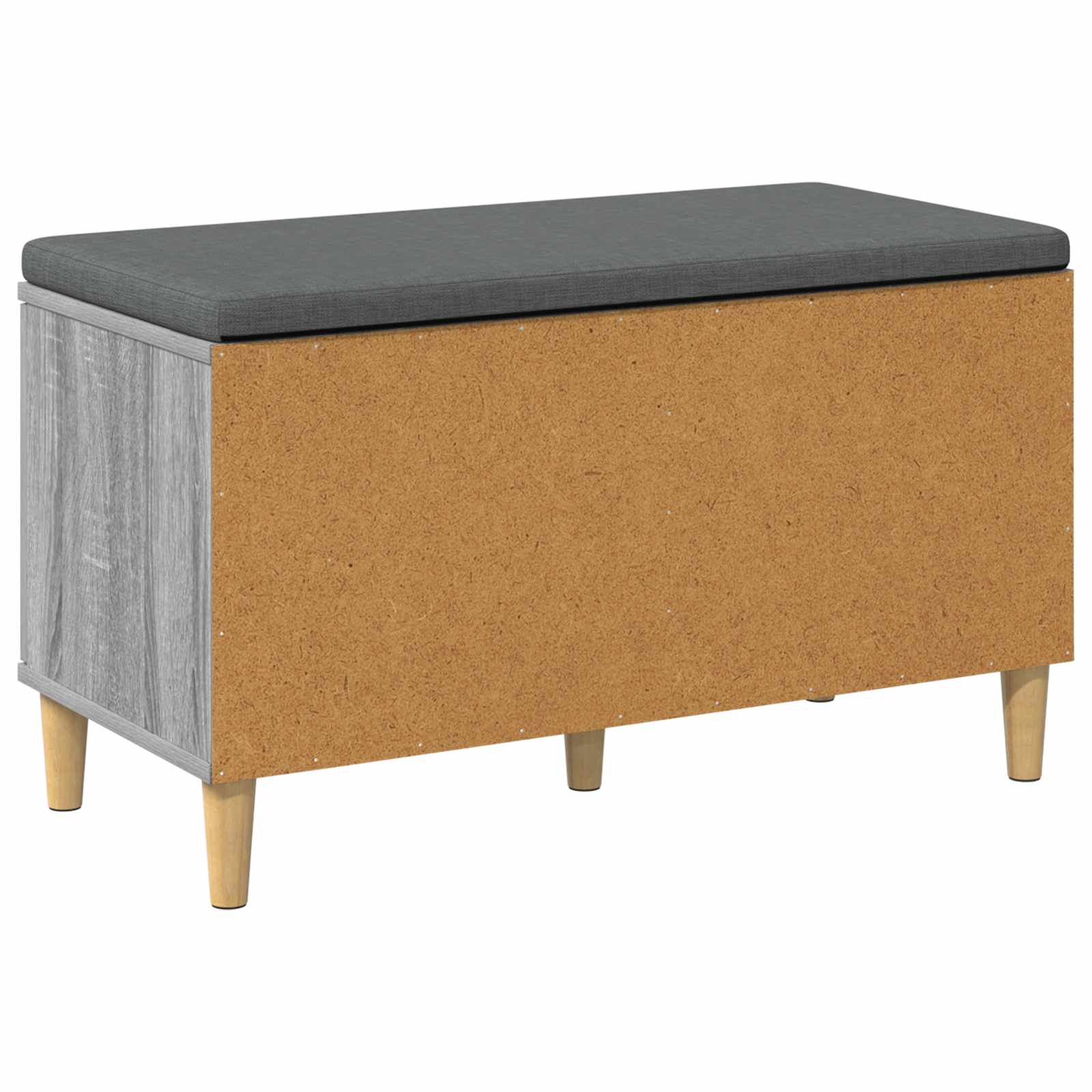 Klupa za hodnik s jastukom Sivi Sonoma 80 x 38 x 46 cm