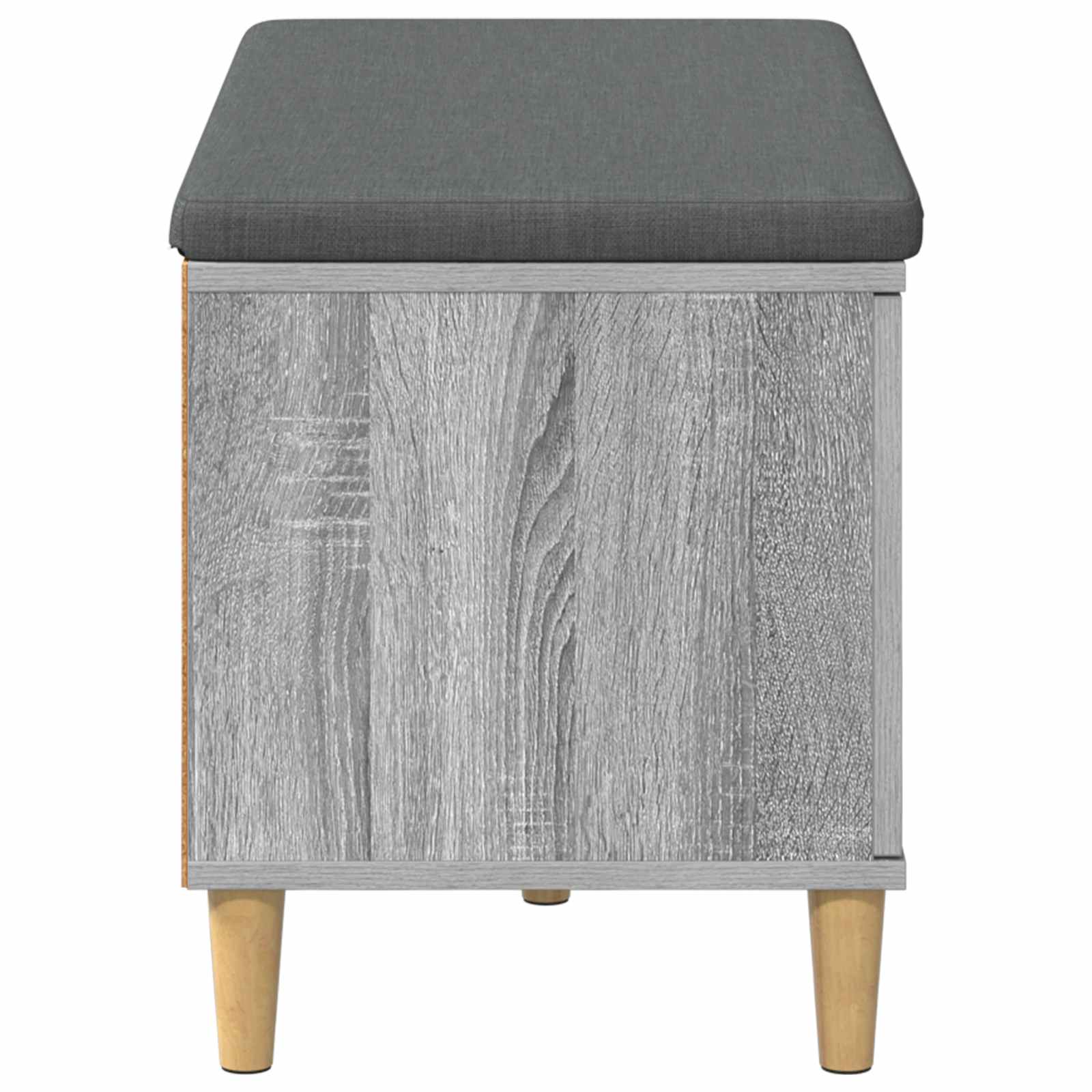 Klupa za hodnik s jastukom Sivi Sonoma 80 x 38 x 46 cm