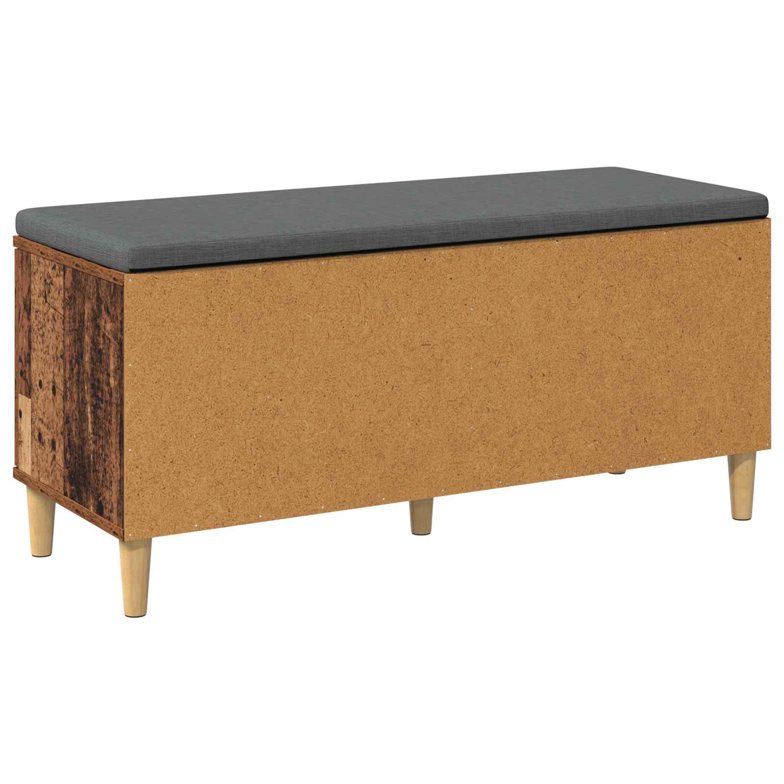 Klupa za hodnik s jastukom Staro drvo 100 x 38 x 46 cm