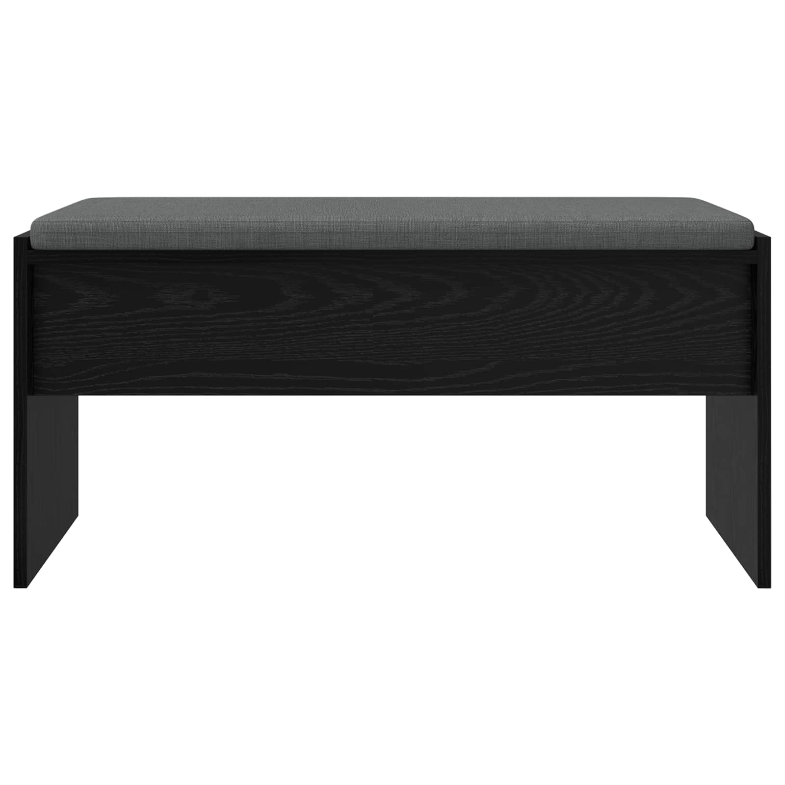 Klupa za hodnik s jastukom Crni hrast 83 x 38 x 40 cm