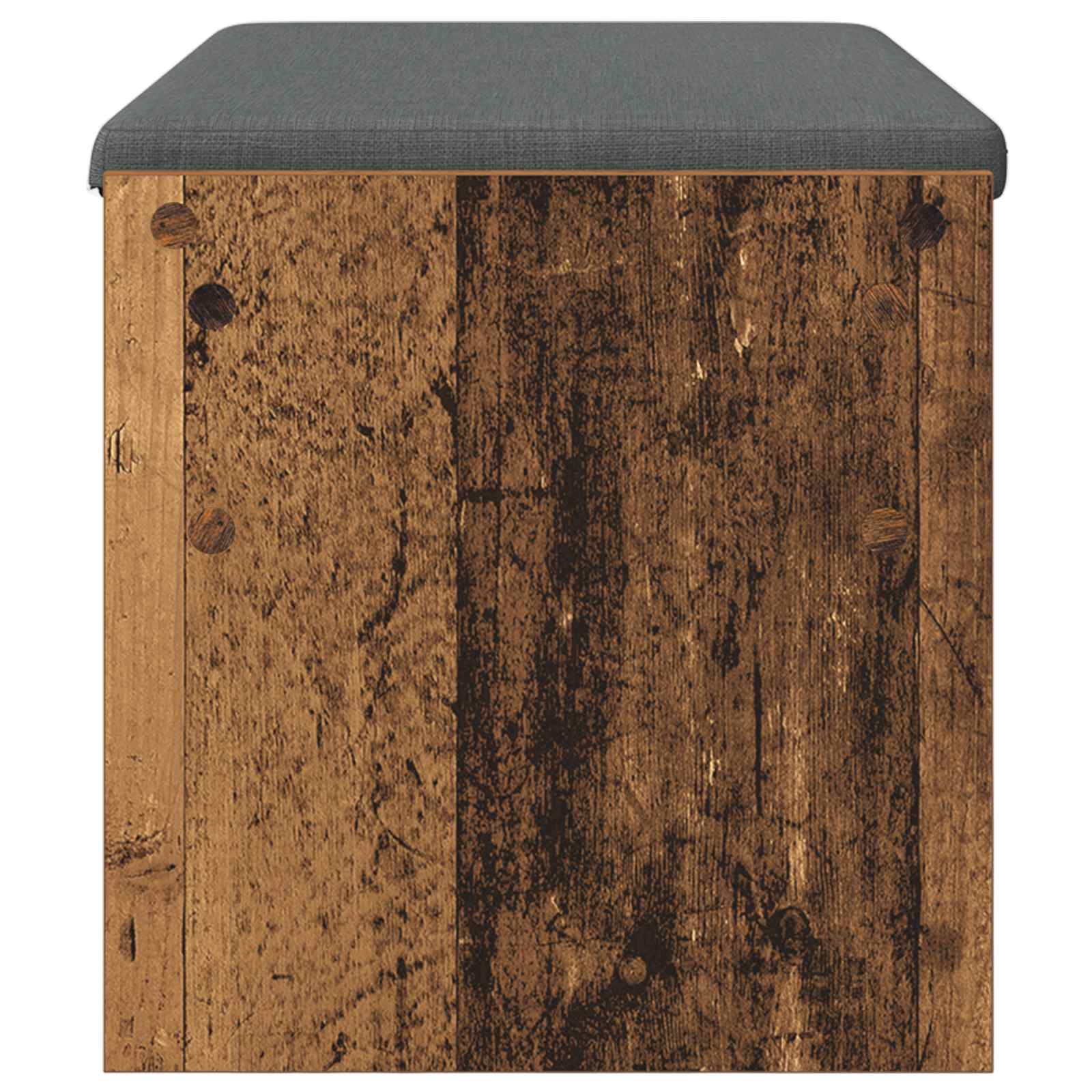Klupa za hodnik s jastukom Staro drvo 83 x 38 x 40 cm