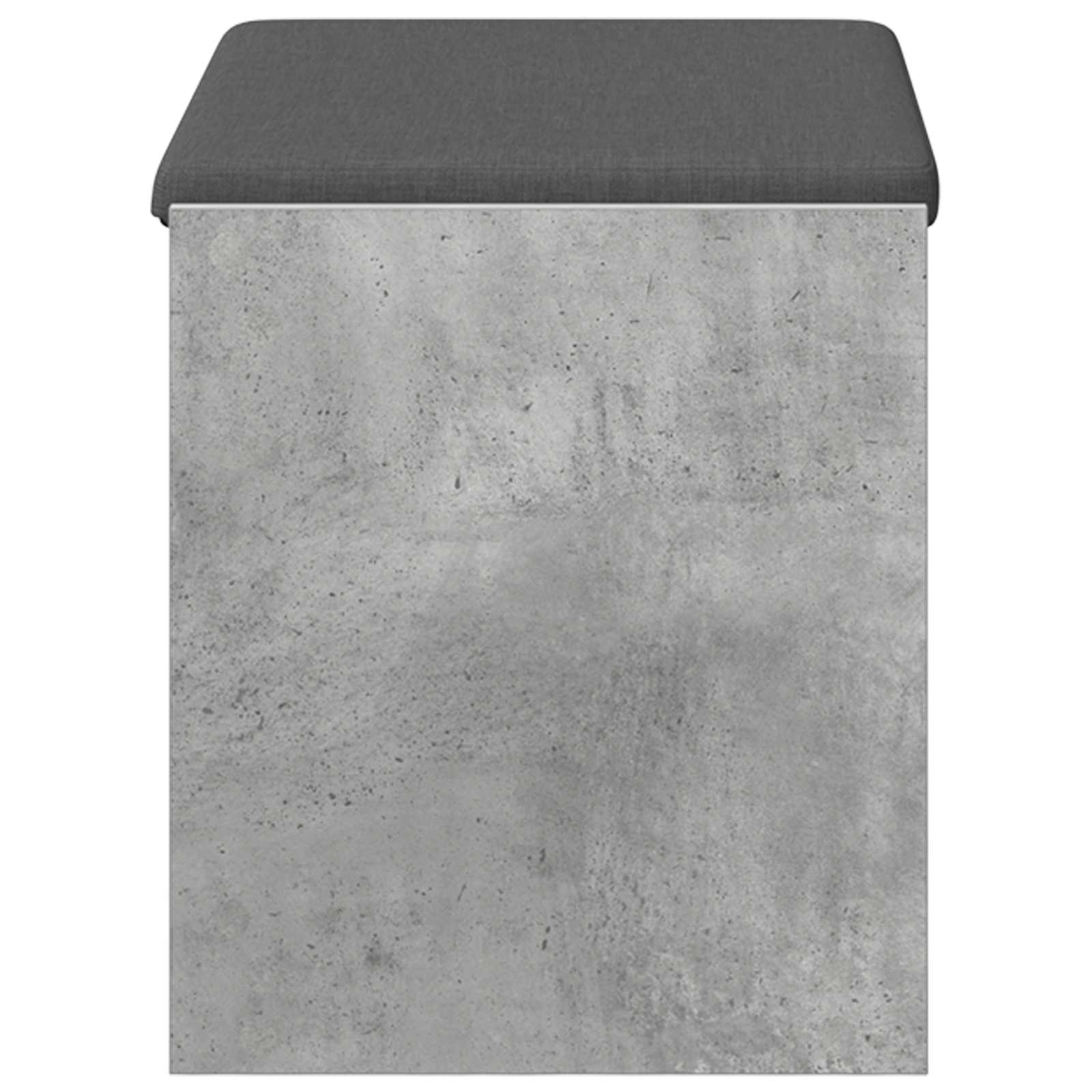Klupa za hodnik s jastukom Betonsko Siva 63 x 38 x 45 cm