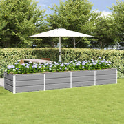 Sadilica Svijetlo siva 320 x 80 x 45 cm Čelik