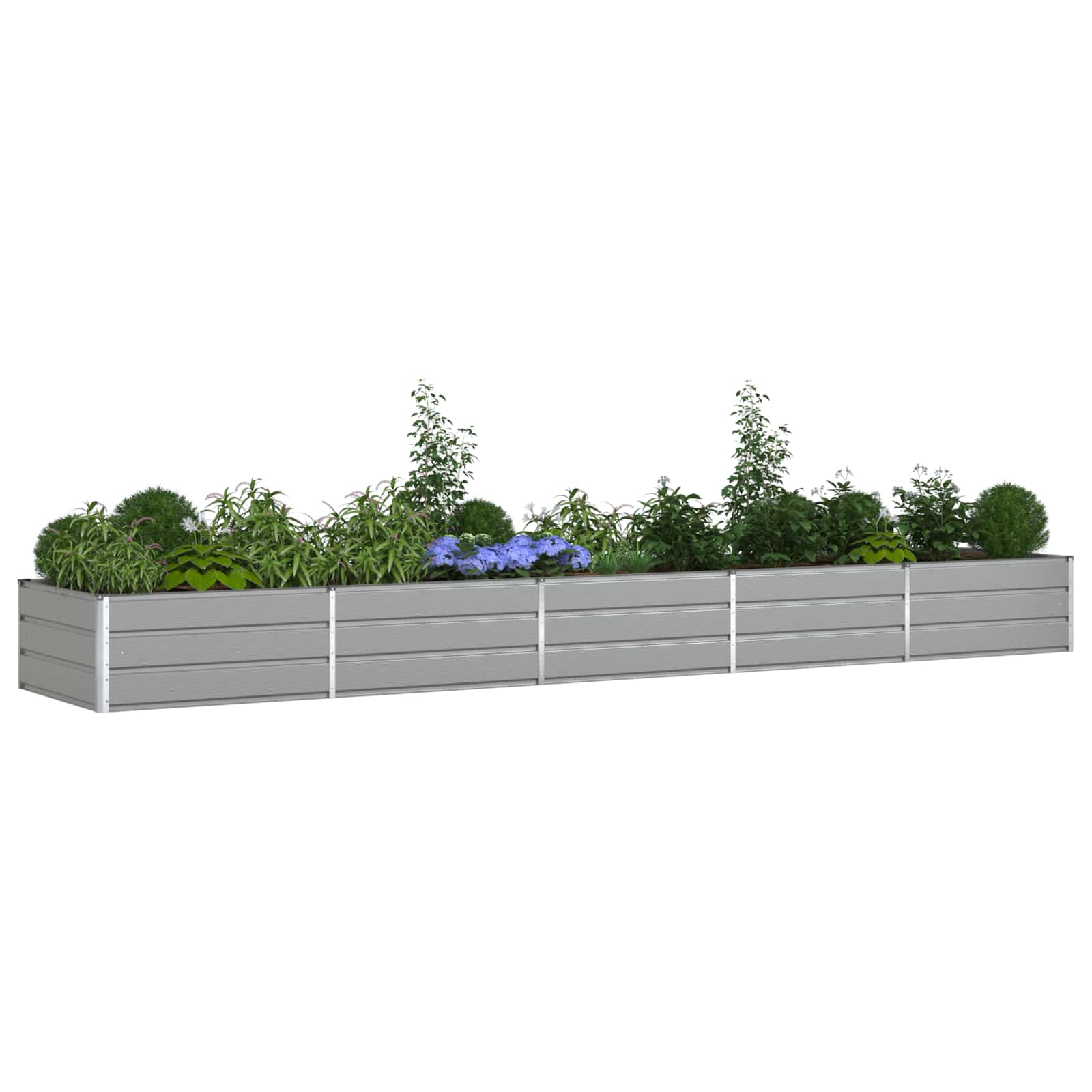 Sadilica Svijetlo siva 480 x 100 x 45 cm Cinkani čelik