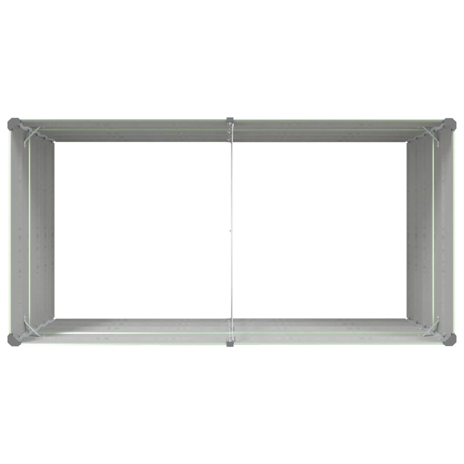 Sadilica Pastelno zelena 195 x 100 x 75 cm Cinkani čelik