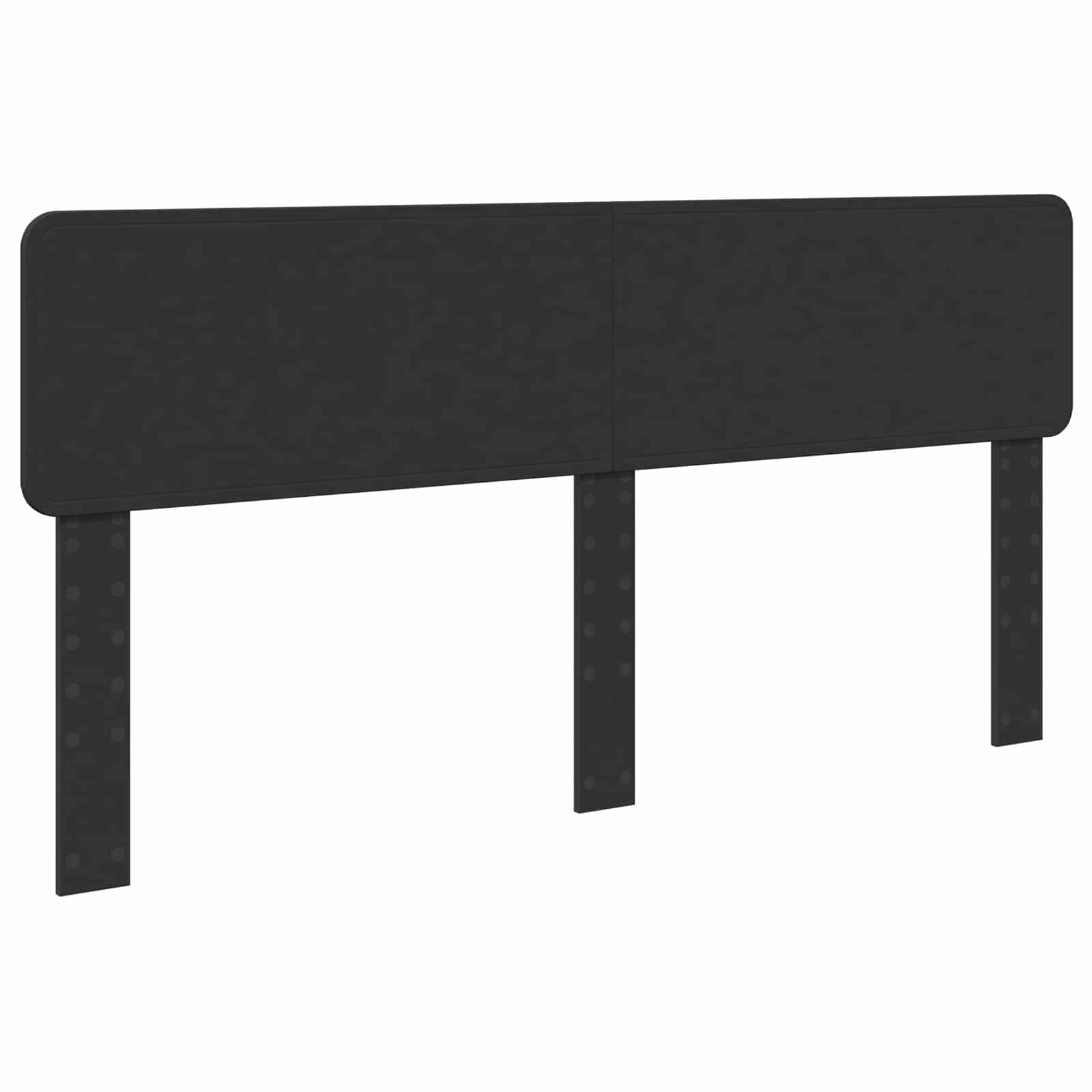 Krevetna konstrukcija Crna 180 x 200 cm Čvrsto borovo drvo