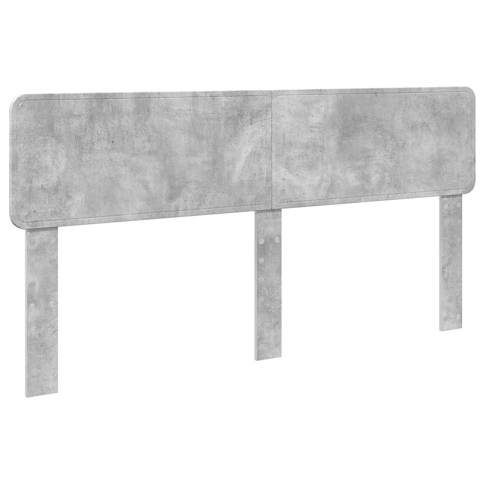 Krevetna konstrukcija Beton 180 x 200 cm Čvrsto borovo drvo