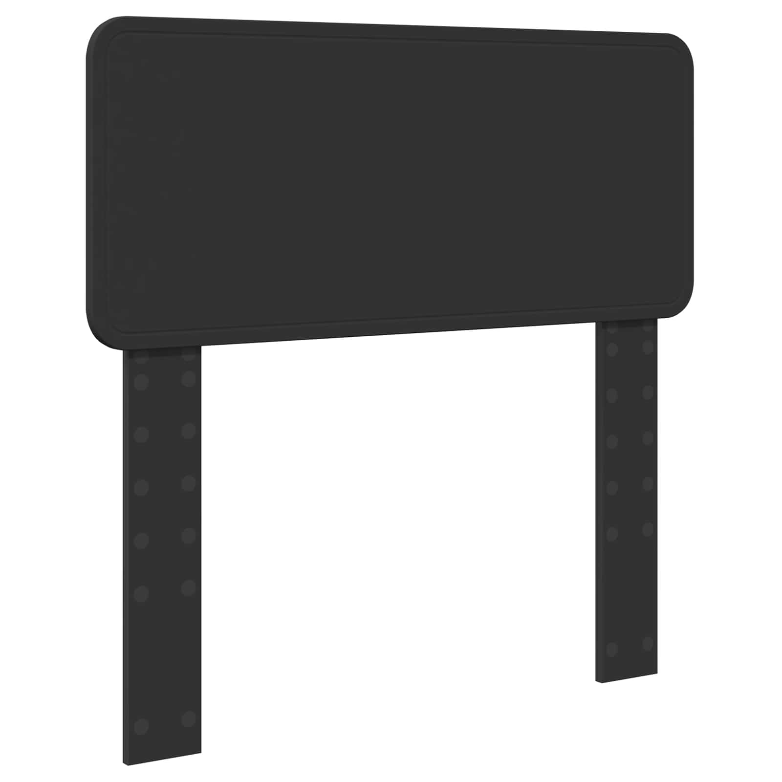 Krevetna konstrukcija Crna 90 x 200 cm Čvrsto borovo drvo