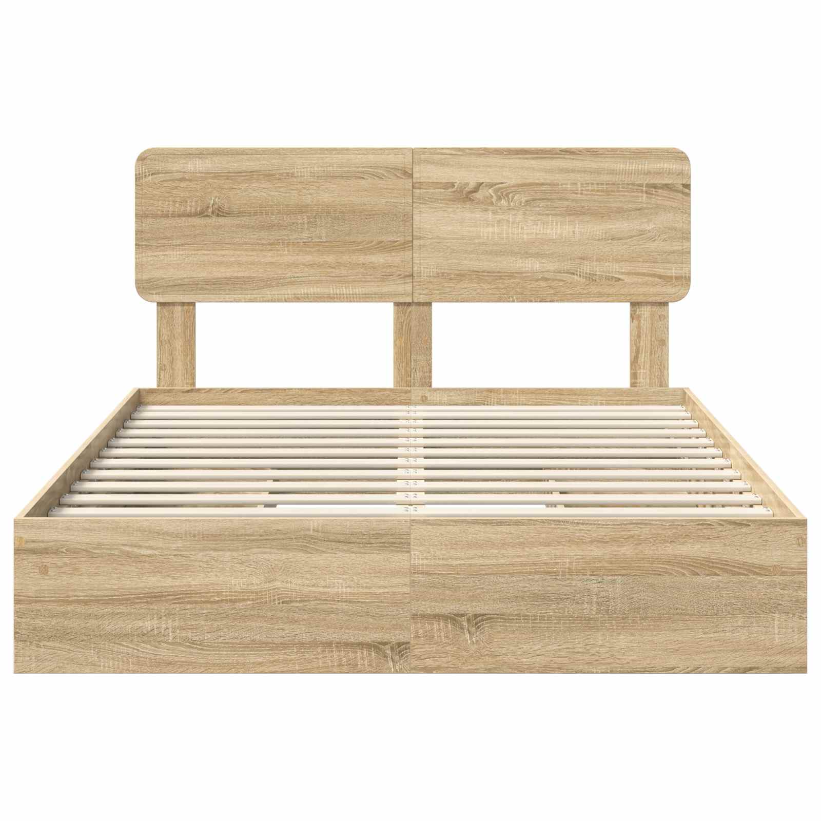 Krevet s od storage Sonoma hrast 140 x 190 cm Konstruirano drvo