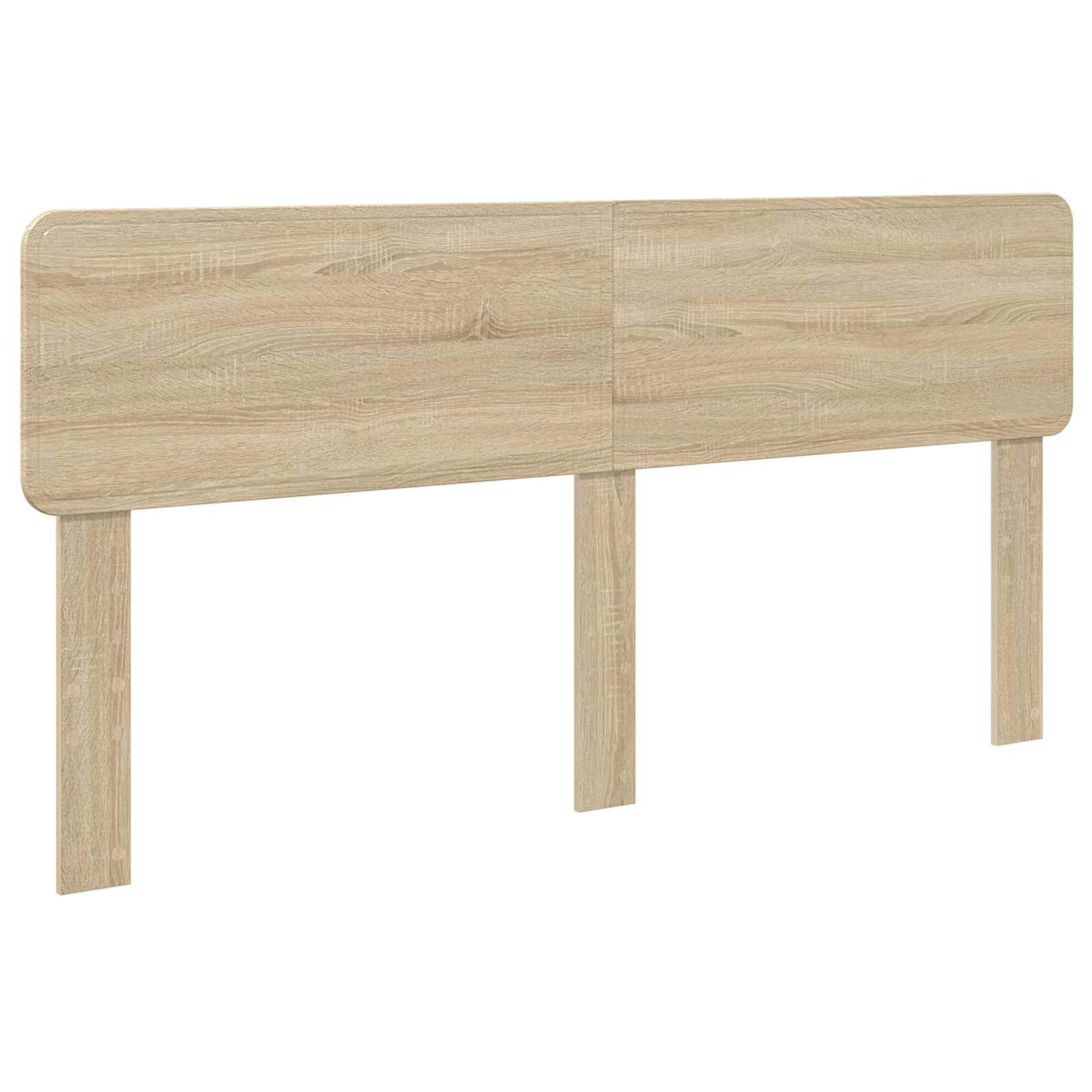 Krevetna konstrukcija s uzglavljem Sonoma hrast 200 x 200 cm