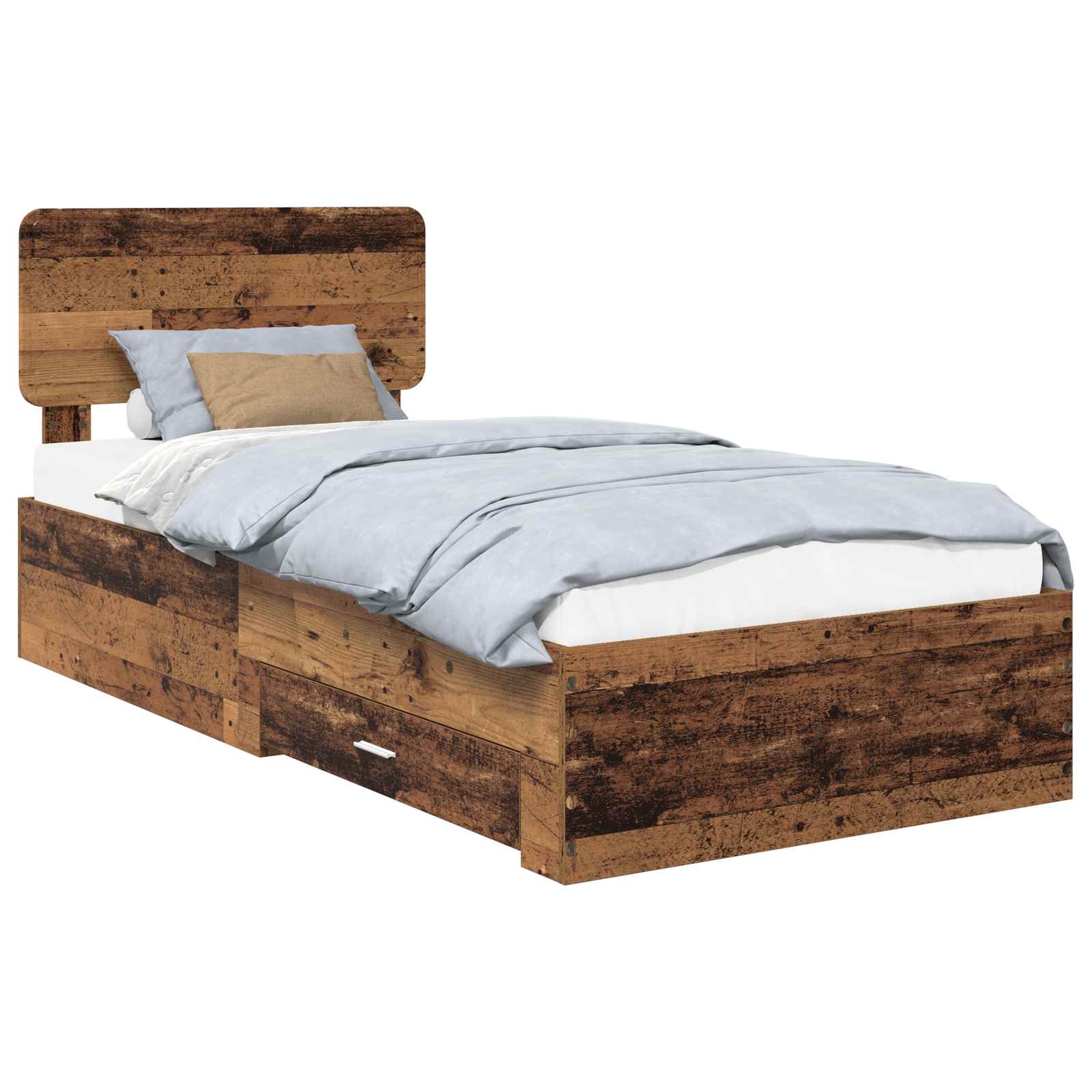 Krevetna konstrukcija Staro drvo 90 x 190 cm Konstruirano drvo