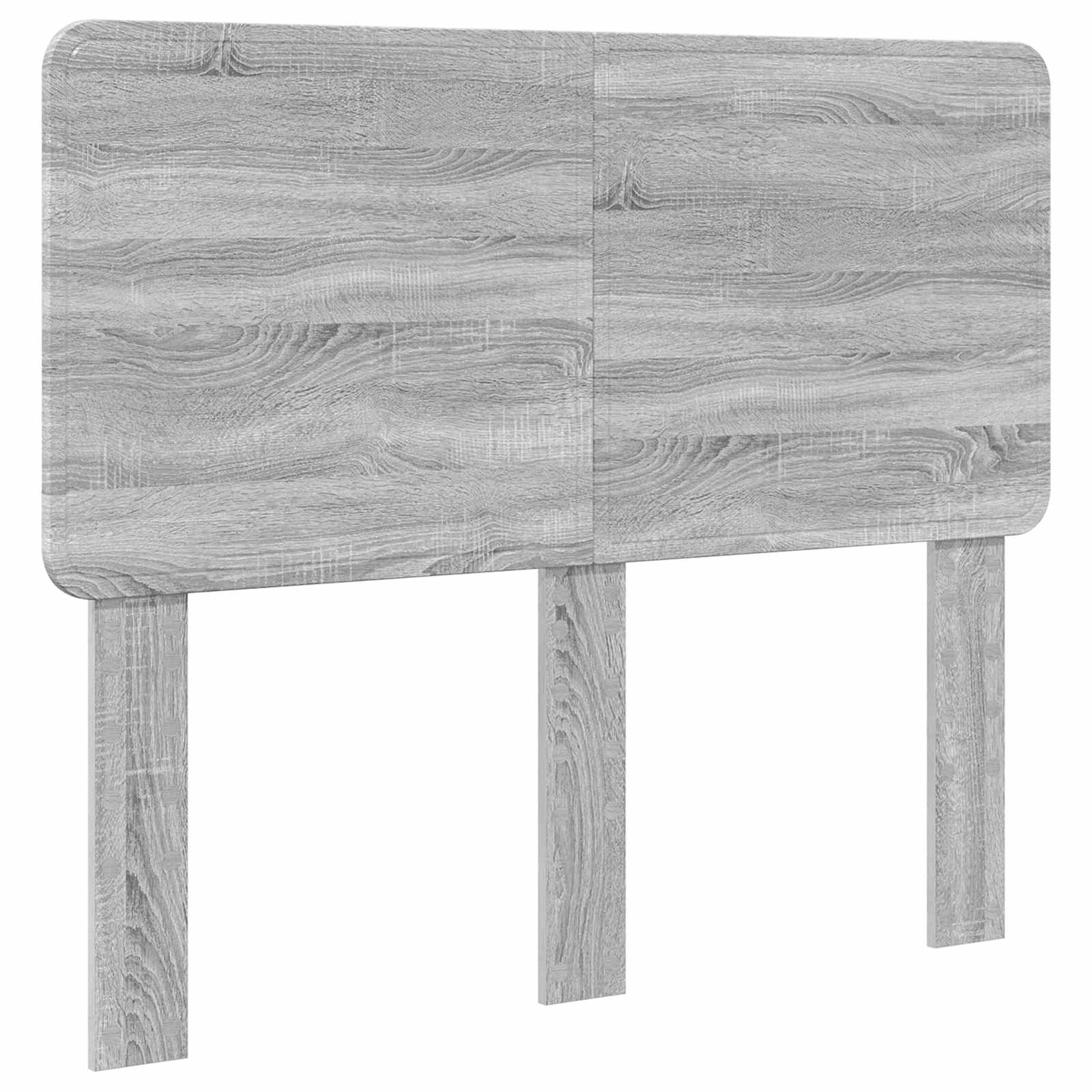 Krevetna konstrukcija s uzglavljem Siva Sonoma 135 x 190 cm