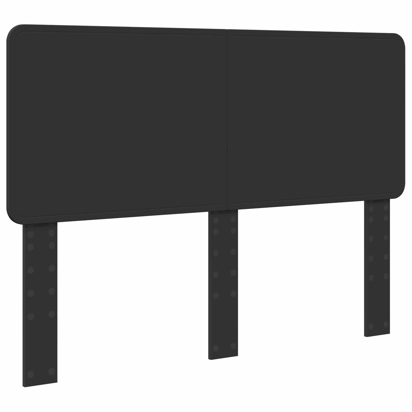 Krevetna konstrukcija Crna 150 x 200 cm Inženjersko Drvo