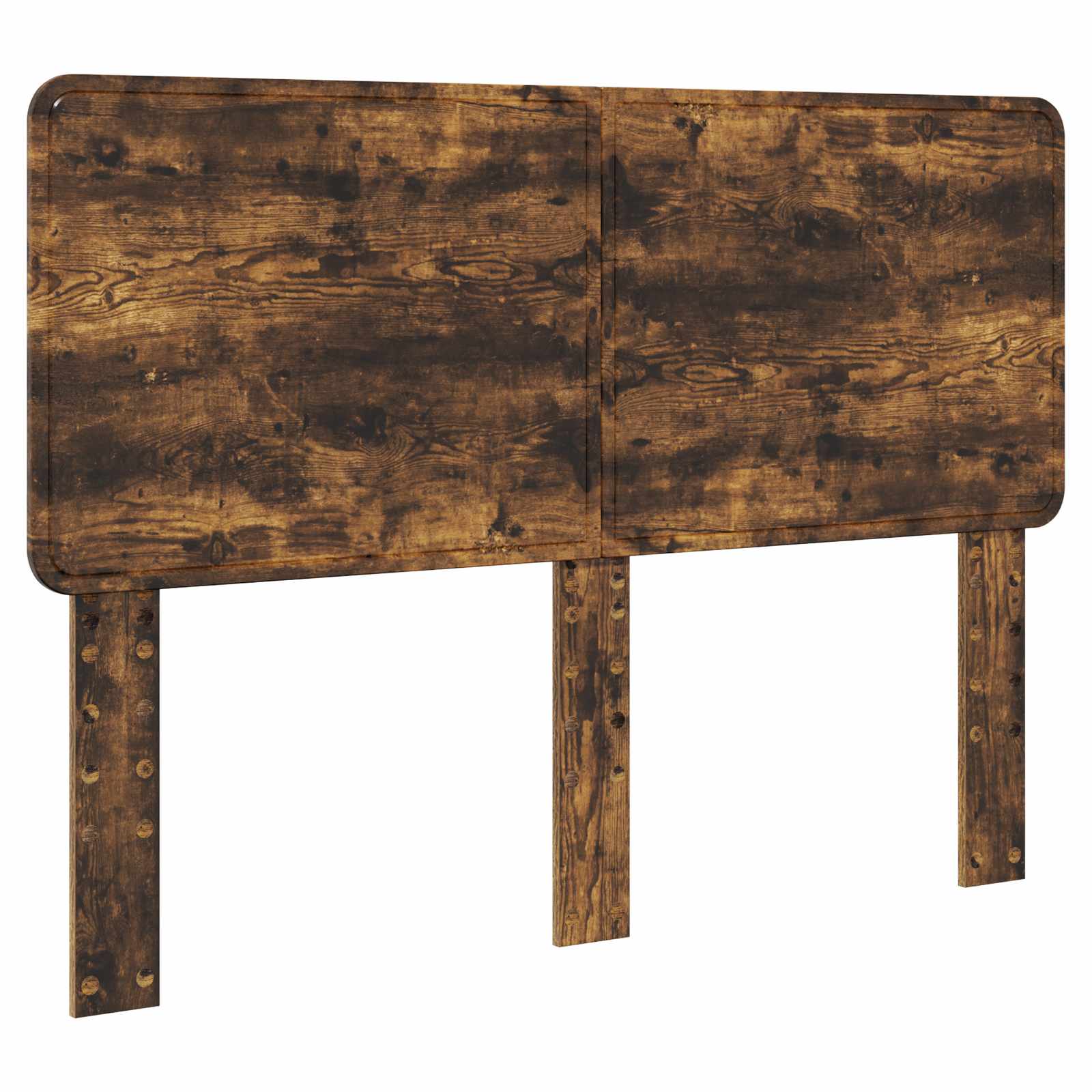 Krevetna konstrukcija s uzglavljem Dimljeni hrast 140 x 190 cm