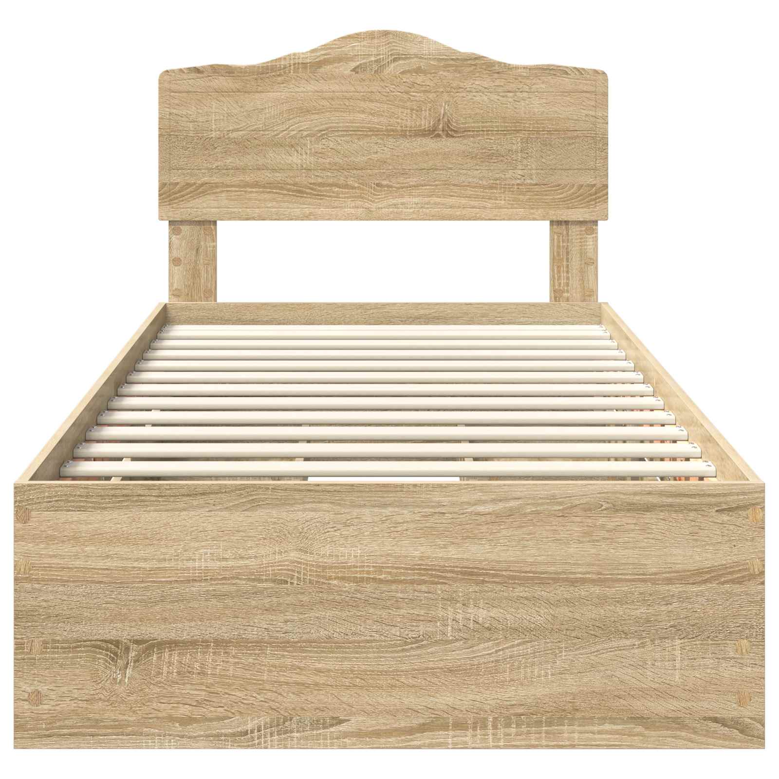 Krevetna konstrukcija s ladicama Sonoma hrast 100 x 200 cm