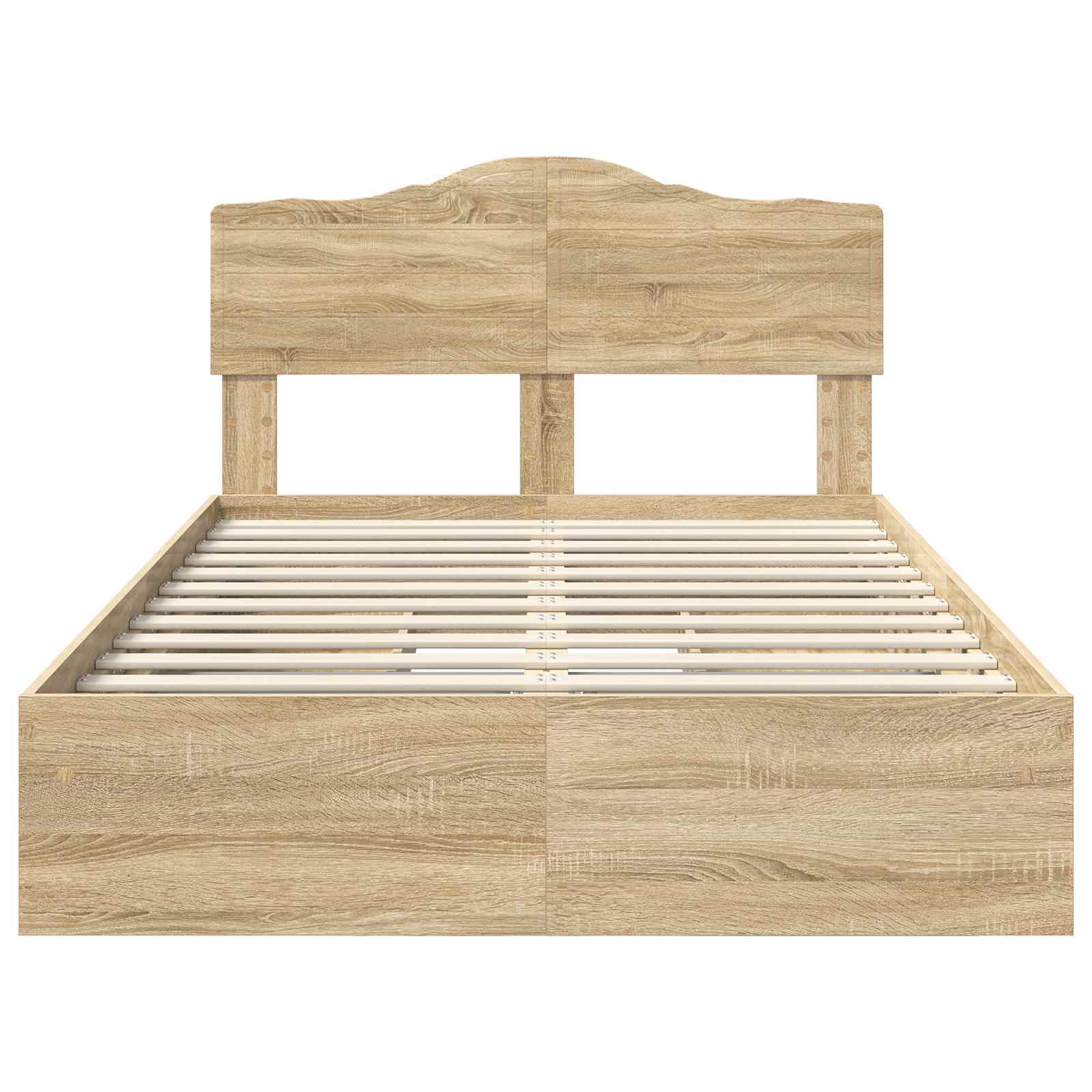 Krevet s od storage Sonoma hrast 135 x 190 cm Konstruirano drvo