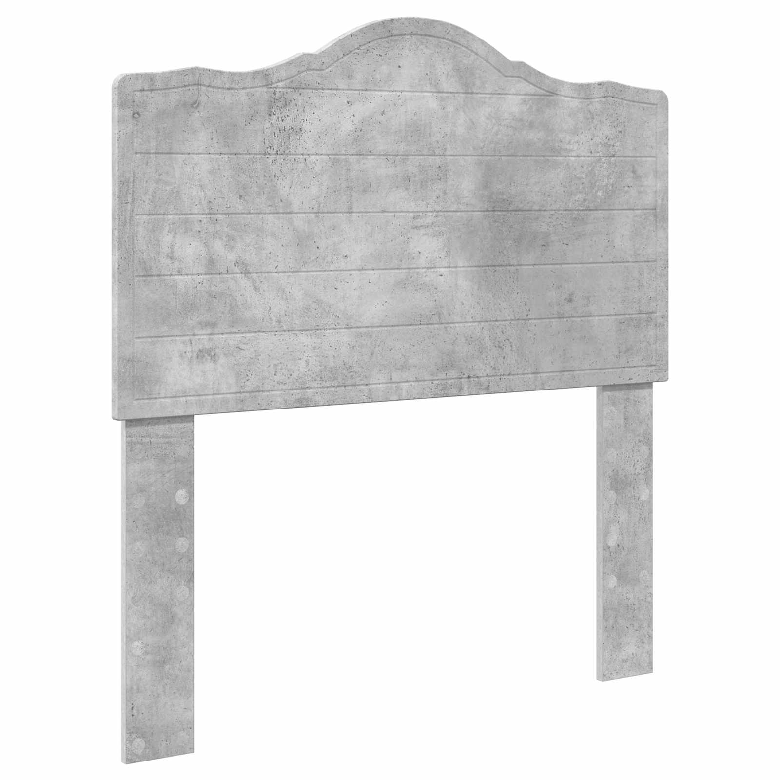 Krevetna konstrukcija s uzglavljem Betonski sivi 90 x 200 cm