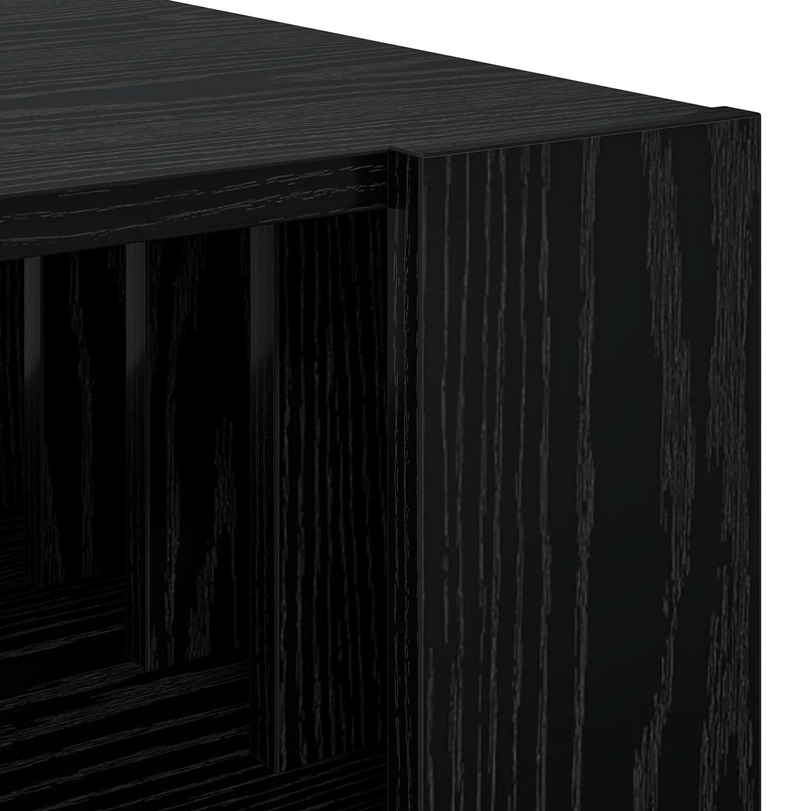 Kava Stol Crni hrast 92 x 49,5 x 45 cm Konstruirano drvo