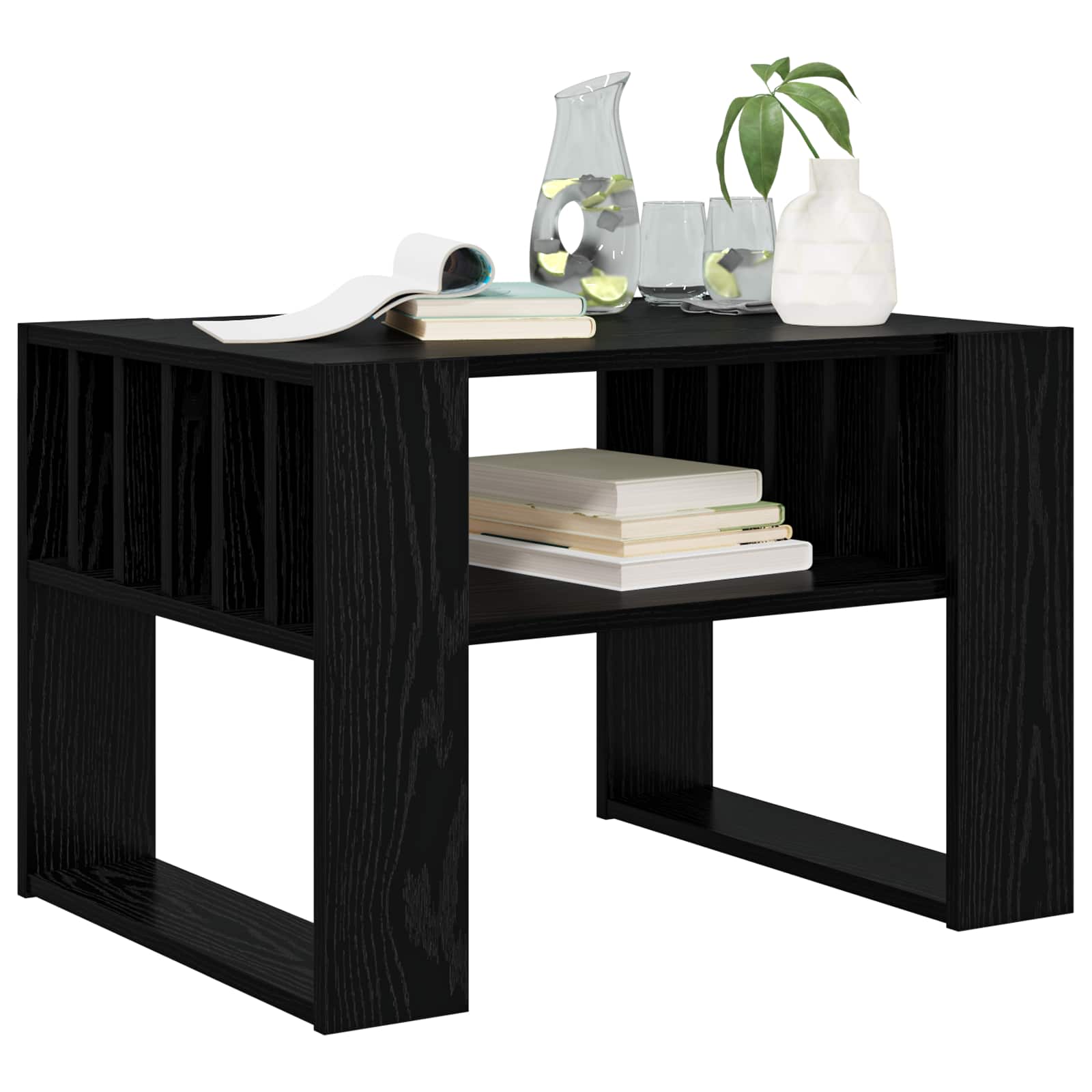 Kava Stol Crni hrast 66 x 49,5 x 45 cm Konstruirano drvo