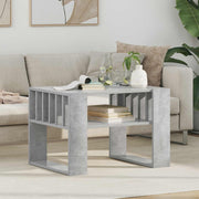 Kava Stol Betonski sivi 66 x 49,5 x 45 cm Konstruirano drvo